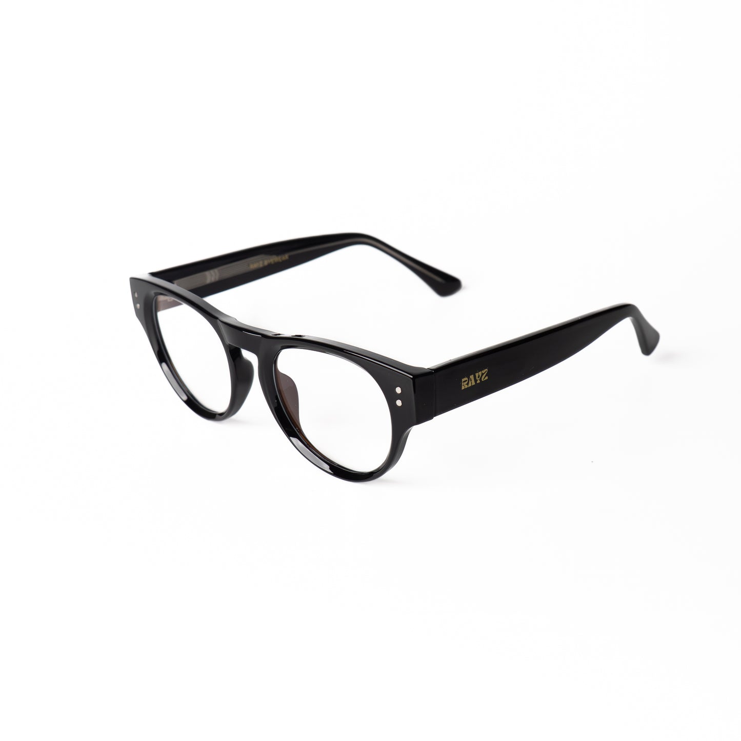Vero noir Lunettes de vue pour Hommes et Femmes Photo de Côté - RAYZ Eyewear Marque de Lunettes Marocaine