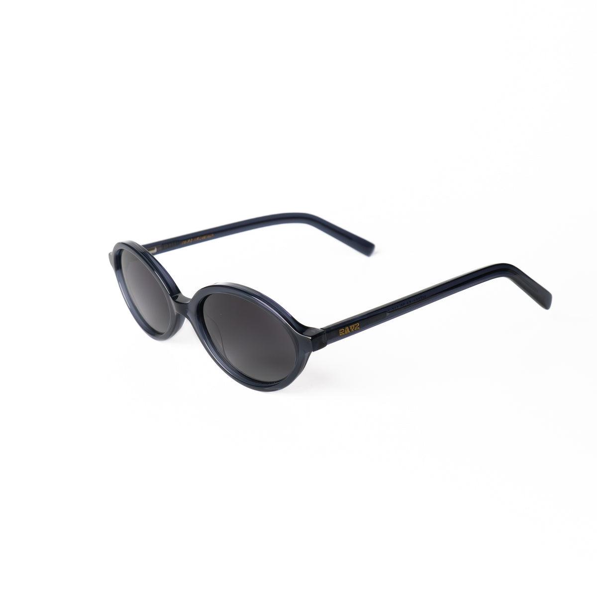 Yora Bleu-Fonce Lunettes de Soleil pour Hommes et Femmes Photo de Côté - RAYZ Eyewear Marque de Lunettes Marocaine