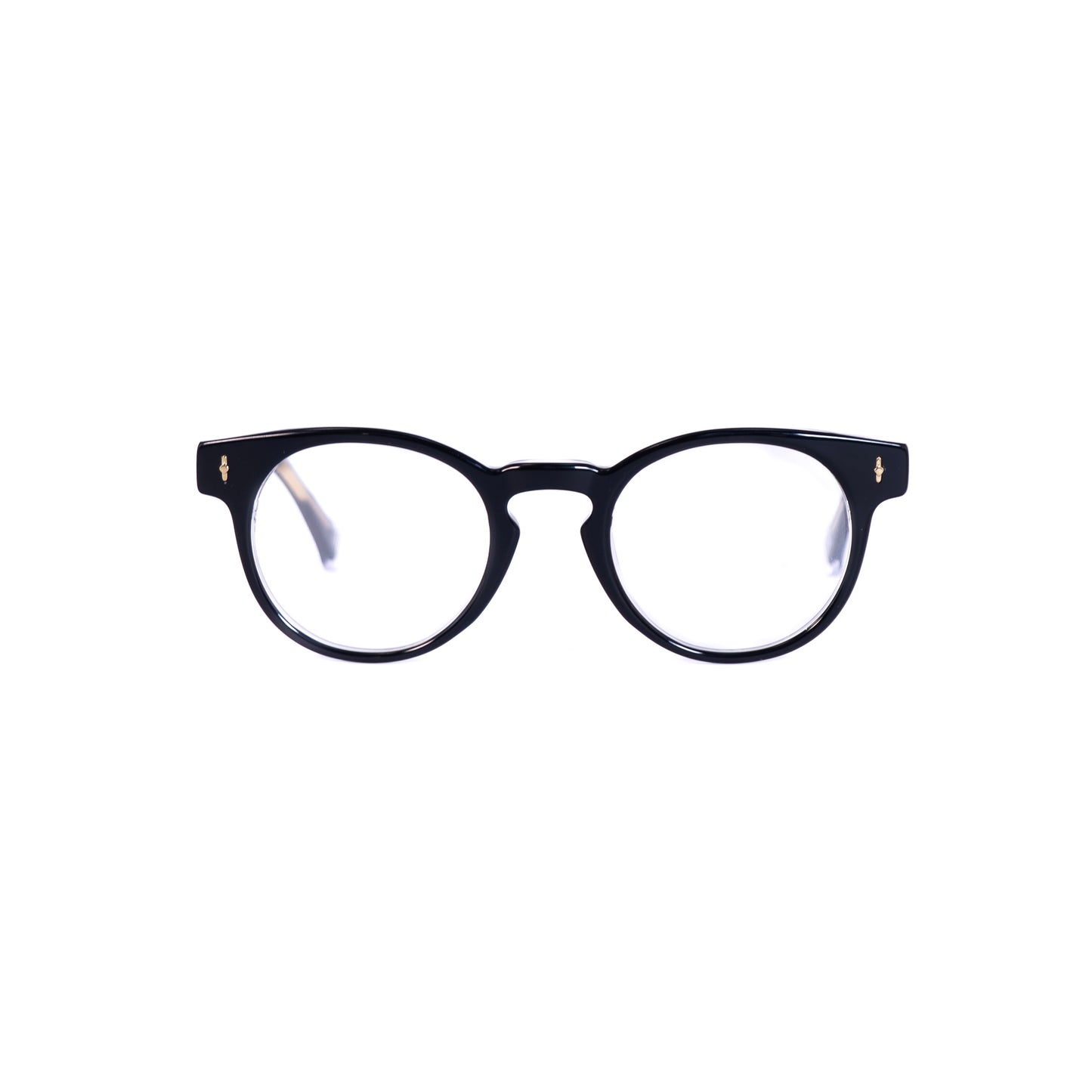 Aela Noir Lunettes de Vue pour Hommes et Femmes Photo de Face - RAYZ Eyewear Marque de Lunettes Marocaine