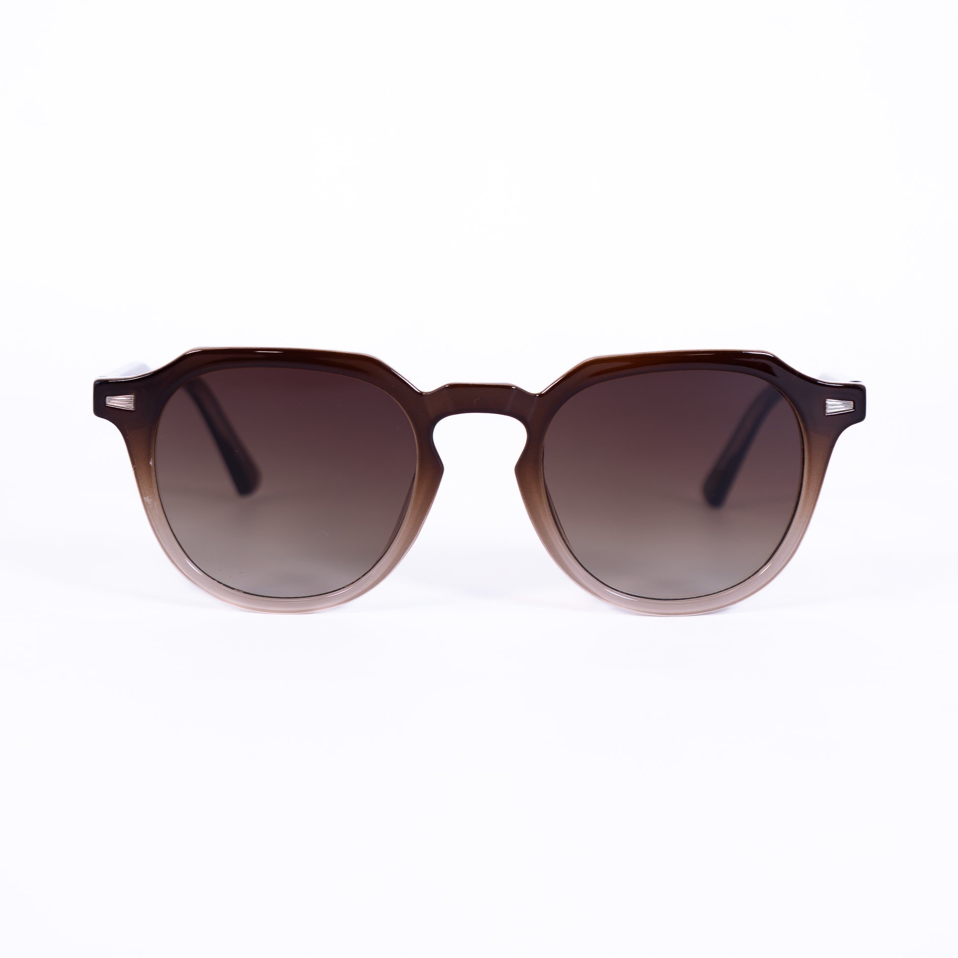 Alex marron de Soleil pour Hommes et Femmes Photo de Face - RAYZ Eyewear Marque de Lunettes Marocaine