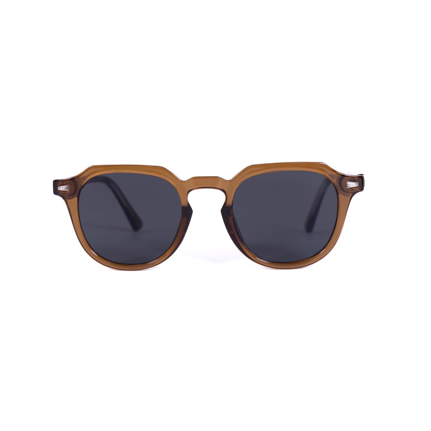 Alex marron noir de Soleil pour Hommes et Femmes Photo de Face - RAYZ Eyewear Marque de Lunettes Marocaine
