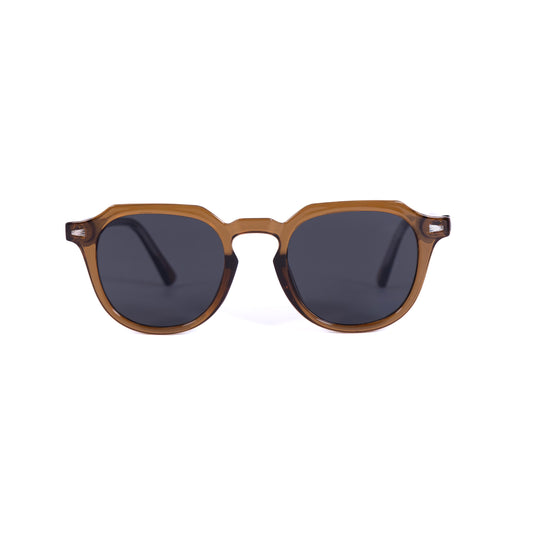 Alex marron noir de Soleil pour Hommes et Femmes Photo de Face - RAYZ Eyewear Marque de Lunettes Marocaine