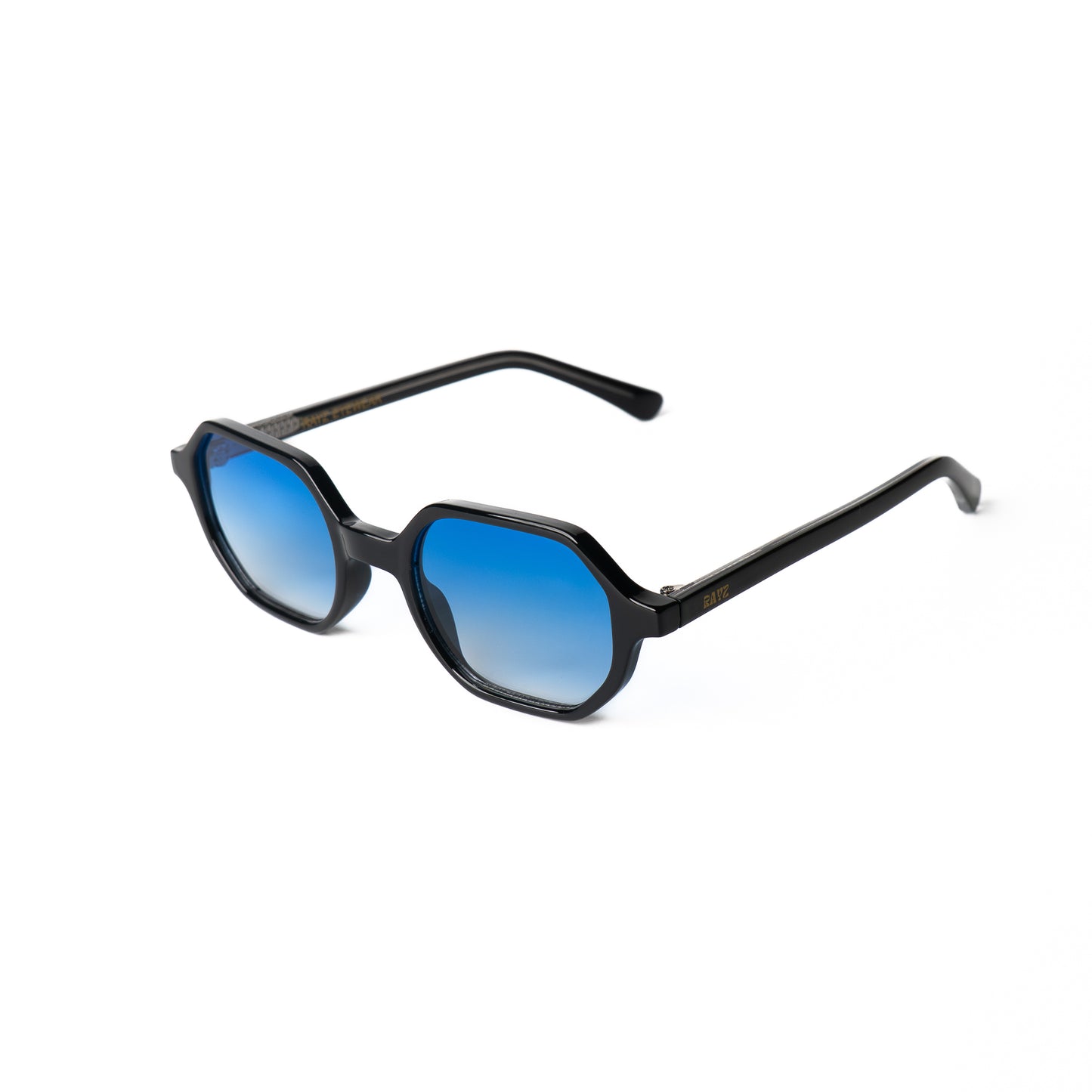 Alma Noir-bleu Lunettes de Soleil pour Hommes et Femmes Photo de Côté - RAYZ Eyewear Marque de Lunettes Marocaine