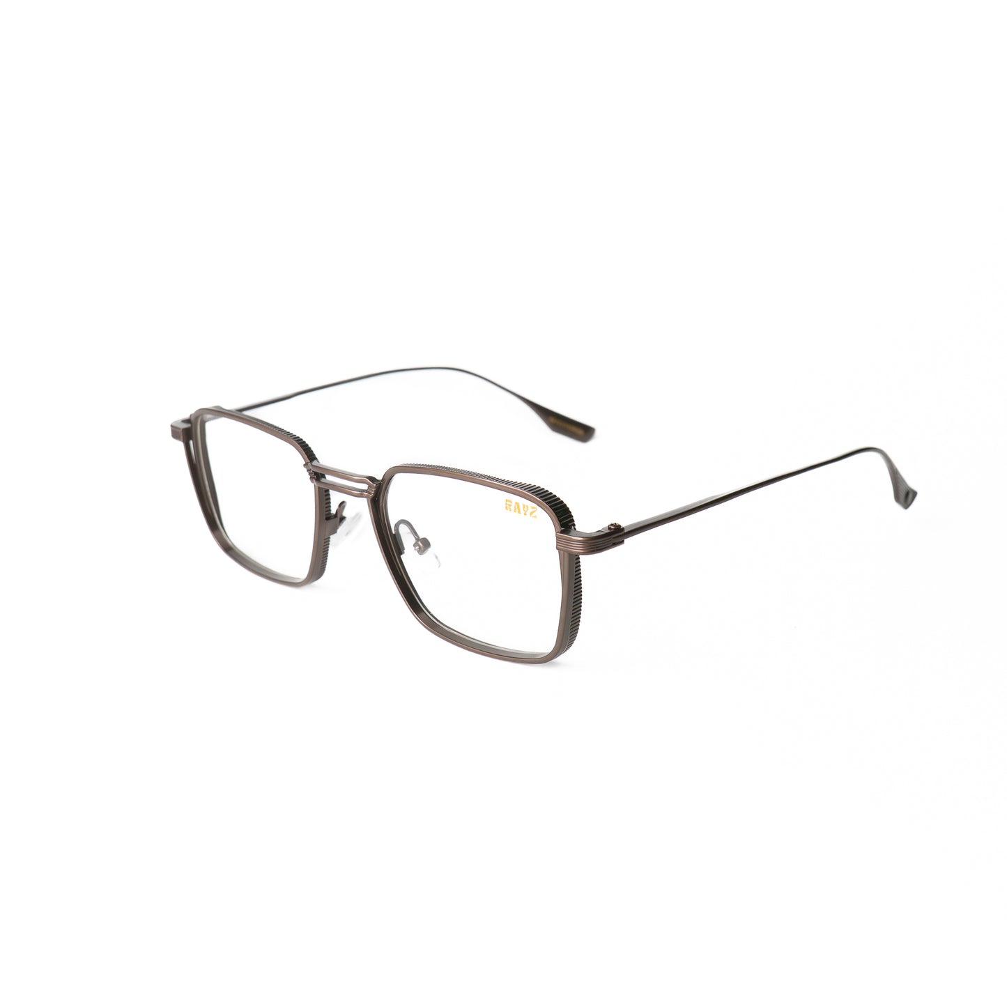 Blade marron Lunettes de vue pour Hommes et Femmes Photo de Côté - RAYZ Eyewear Marque de Lunettes Marocaine