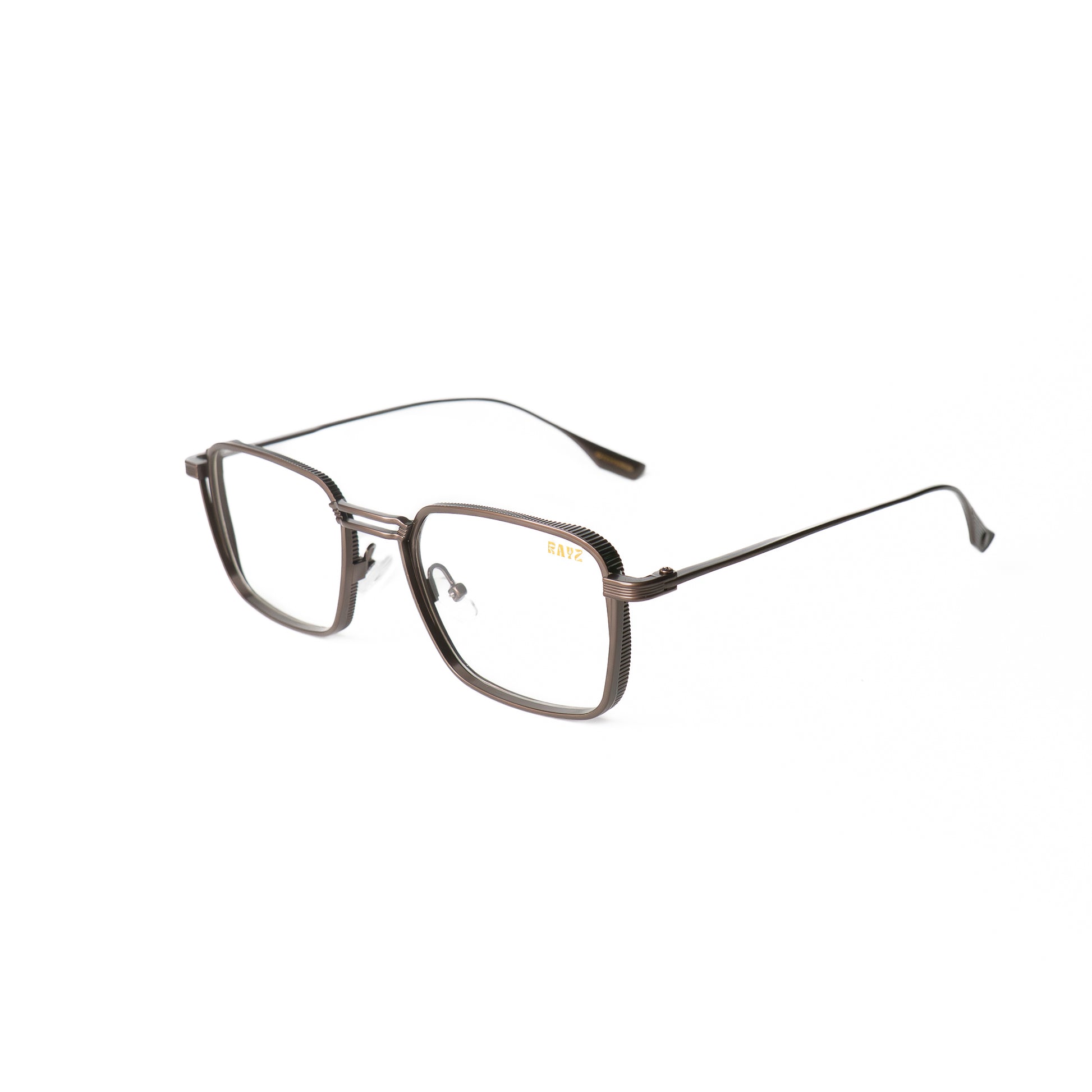 Blade marron Lunettes de vue pour Hommes et Femmes Photo de Côté - RAYZ Eyewear Marque de Lunettes Marocaine