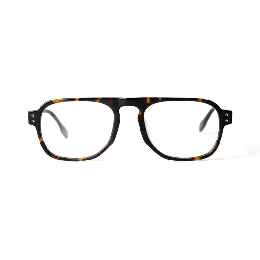 Blink Noir-Hawksbill Lunettes de Vue pour Hommes et Femmes Photo de Face - RAYZ Eyewear Marque de Lunettes Marocaine