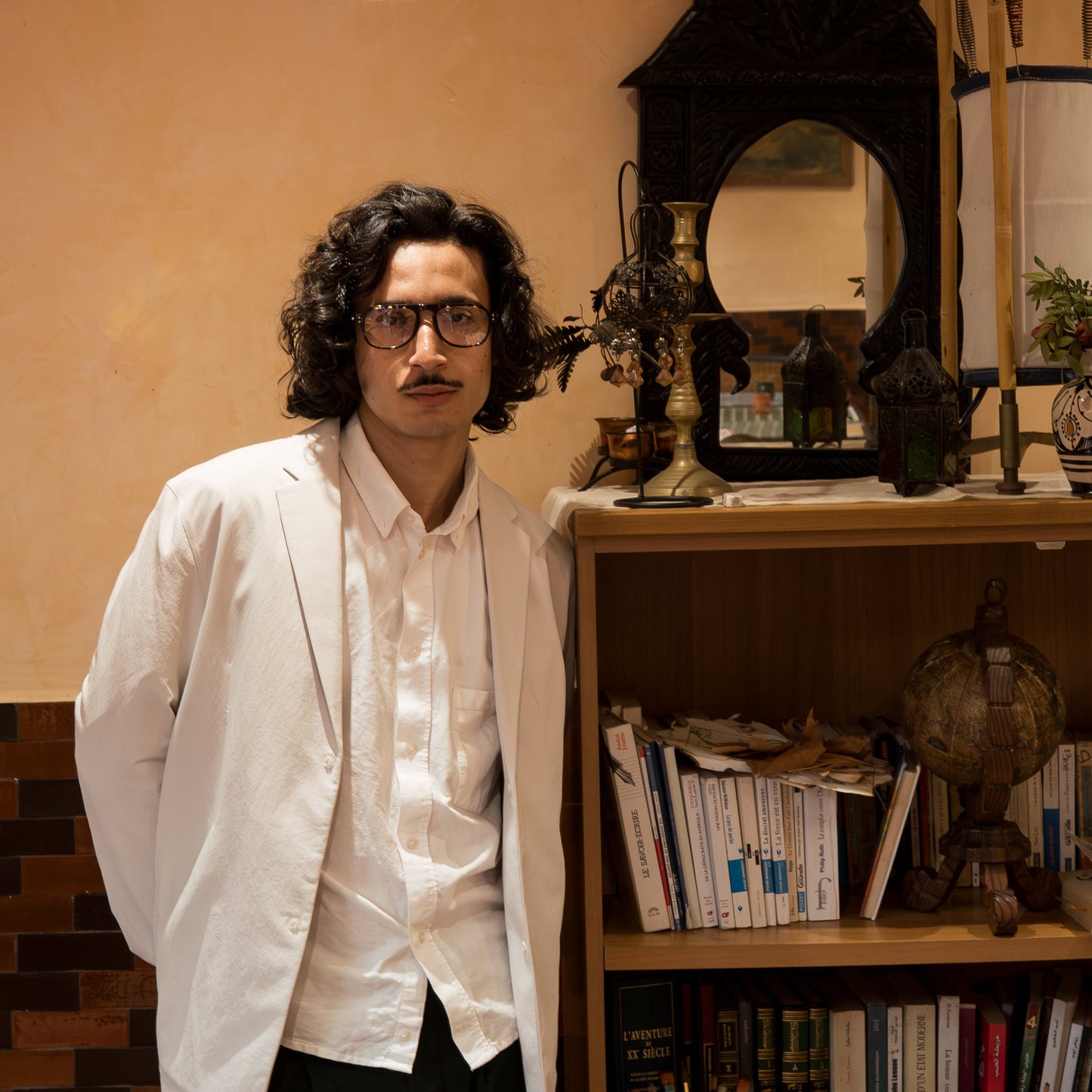 Blink Noir-Hawksbill Lunettes de vue pour Hommes et Femmes Photo de porté - RAYZ Eyewear Marque de Lunettes Marocaine