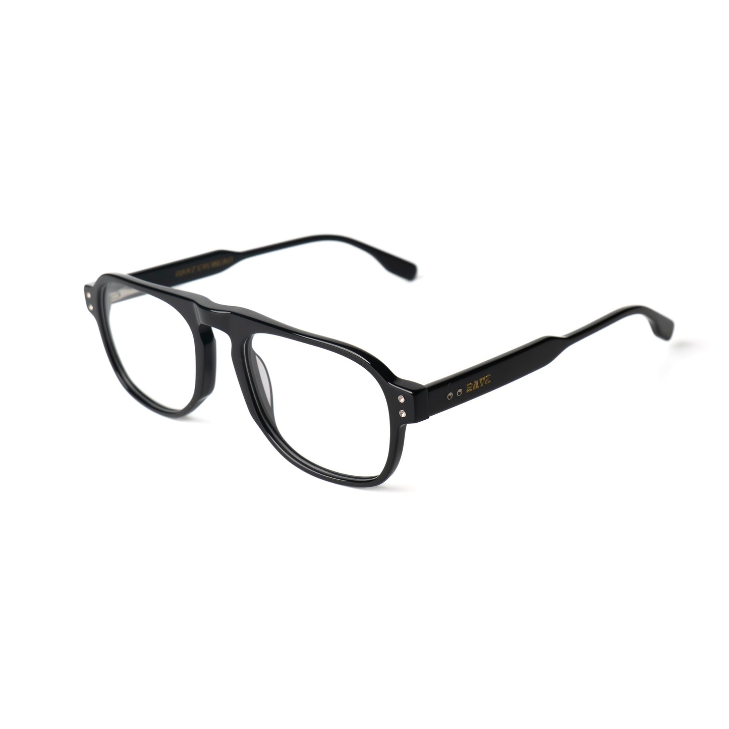 Blink Noir Lunettes de vue pour Hommes et Femmes Photo de Côté - RAYZ Eyewear Marque de Lunettes Marocaine
