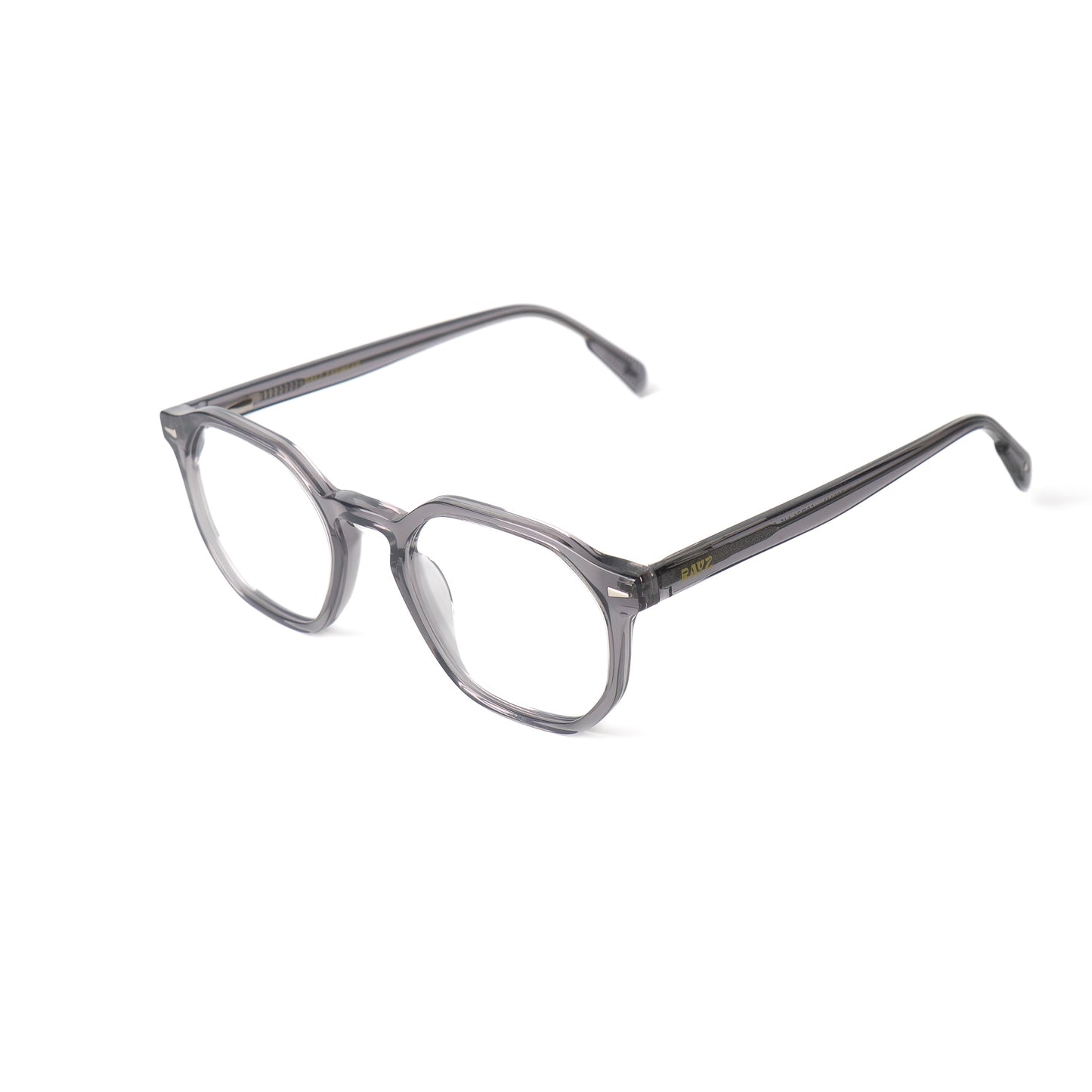 Breeze gris Lunettes de vue pour Hommes et Femmes Photo de Côté - RAYZ Eyewear Marque de Lunettes Marocaine