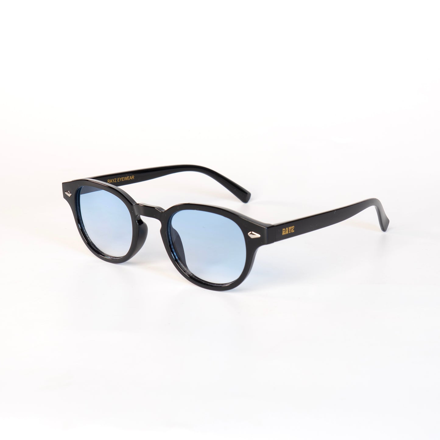 Broski bleu Lunettes de Soleil pour Hommes et Femmes Photo de Côté - RAYZ Eyewear Marque de Lunettes Marocaine