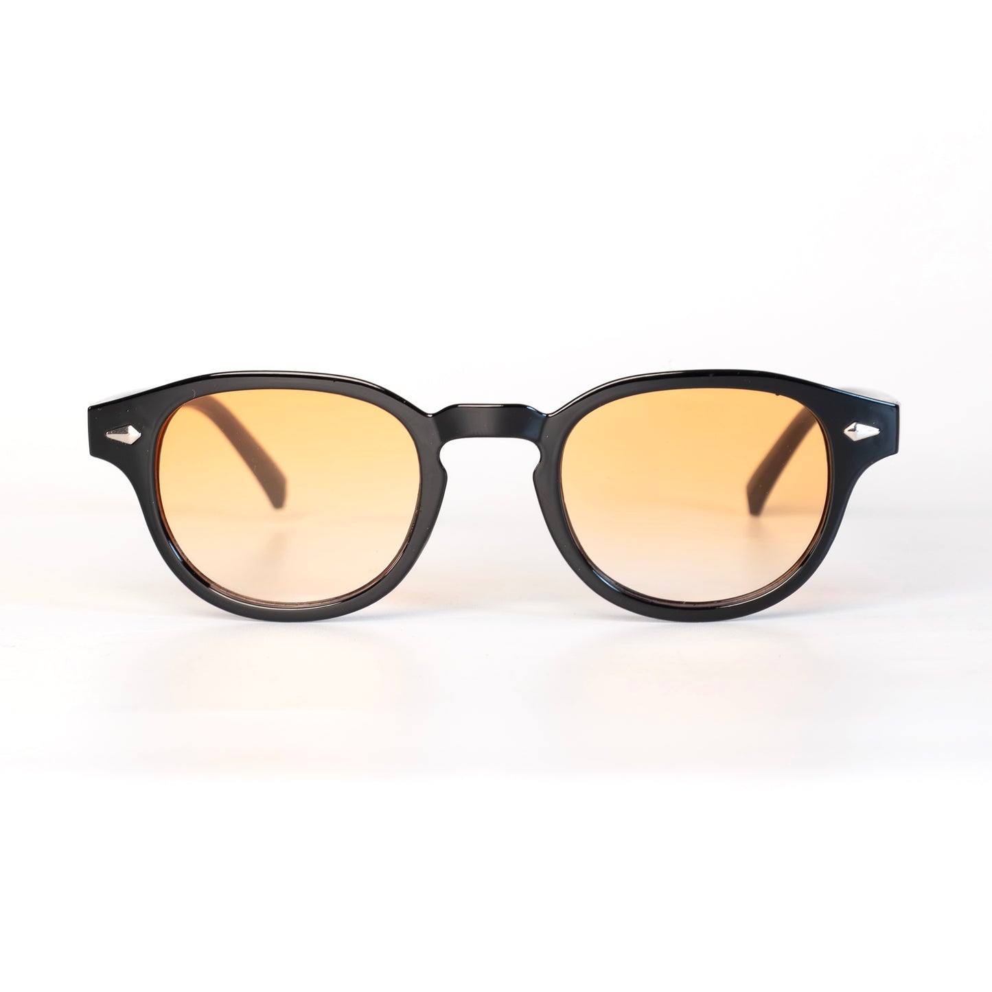 Broski orange Lunettes de Soleil pour Hommes et Femmes Photo de Face - RAYZ Eyewear Marque de Lunettes Marocaine