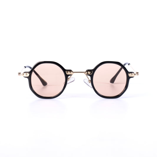 Brumée Marron-noir Lunettes de Soleil pour Hommes et Femmes Photo de Face - RAYZ Eyewear Marque de Lunettes Marocaine