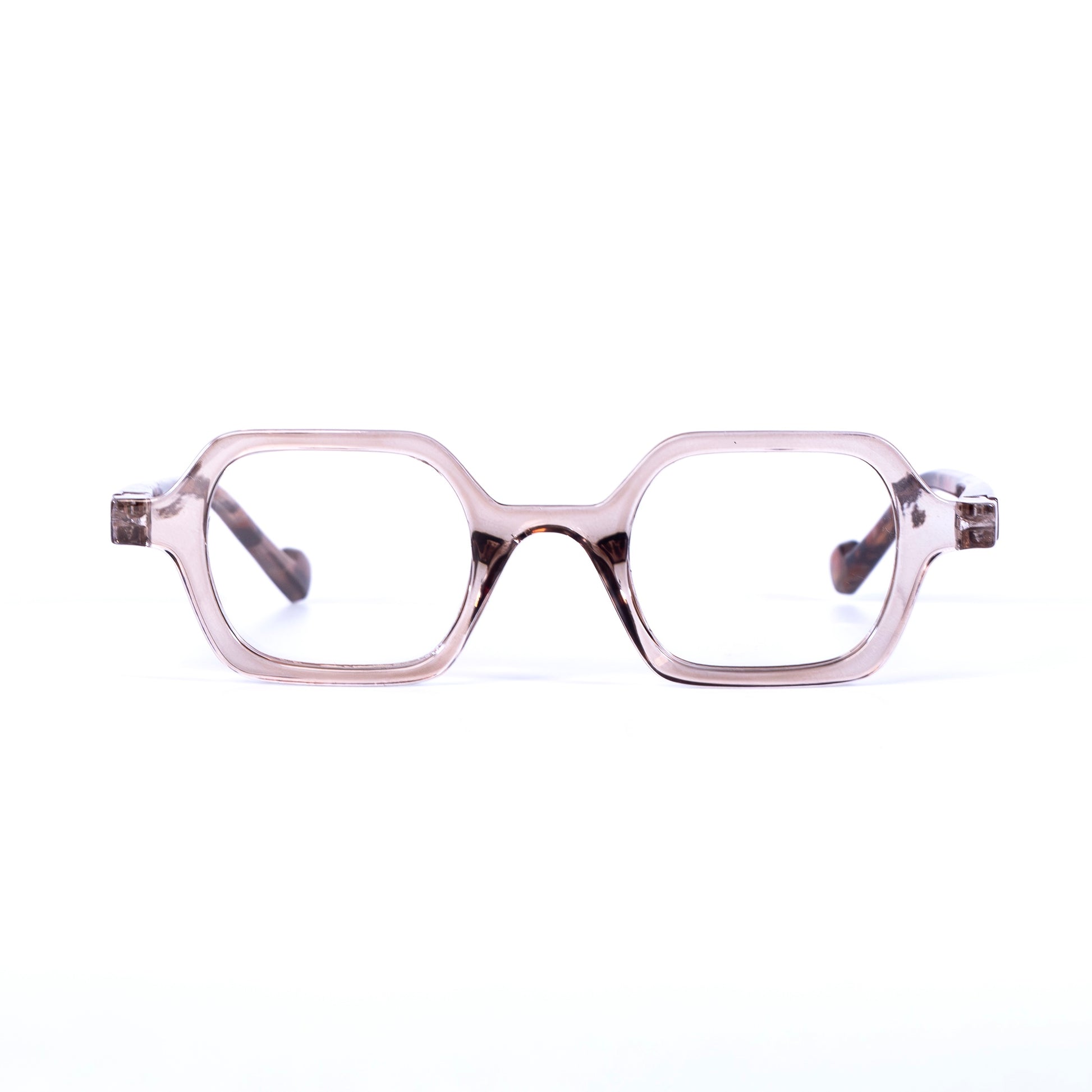 Byrona marron-léopard Lunettes de Vue pour Hommes et Femmes Photo de Face - RAYZ Eyewear Marque de Lunettes Marocaine