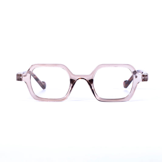 Byrona marron-léopard Lunettes de Vue pour Hommes et Femmes Photo de Face - RAYZ Eyewear Marque de Lunettes Marocaine