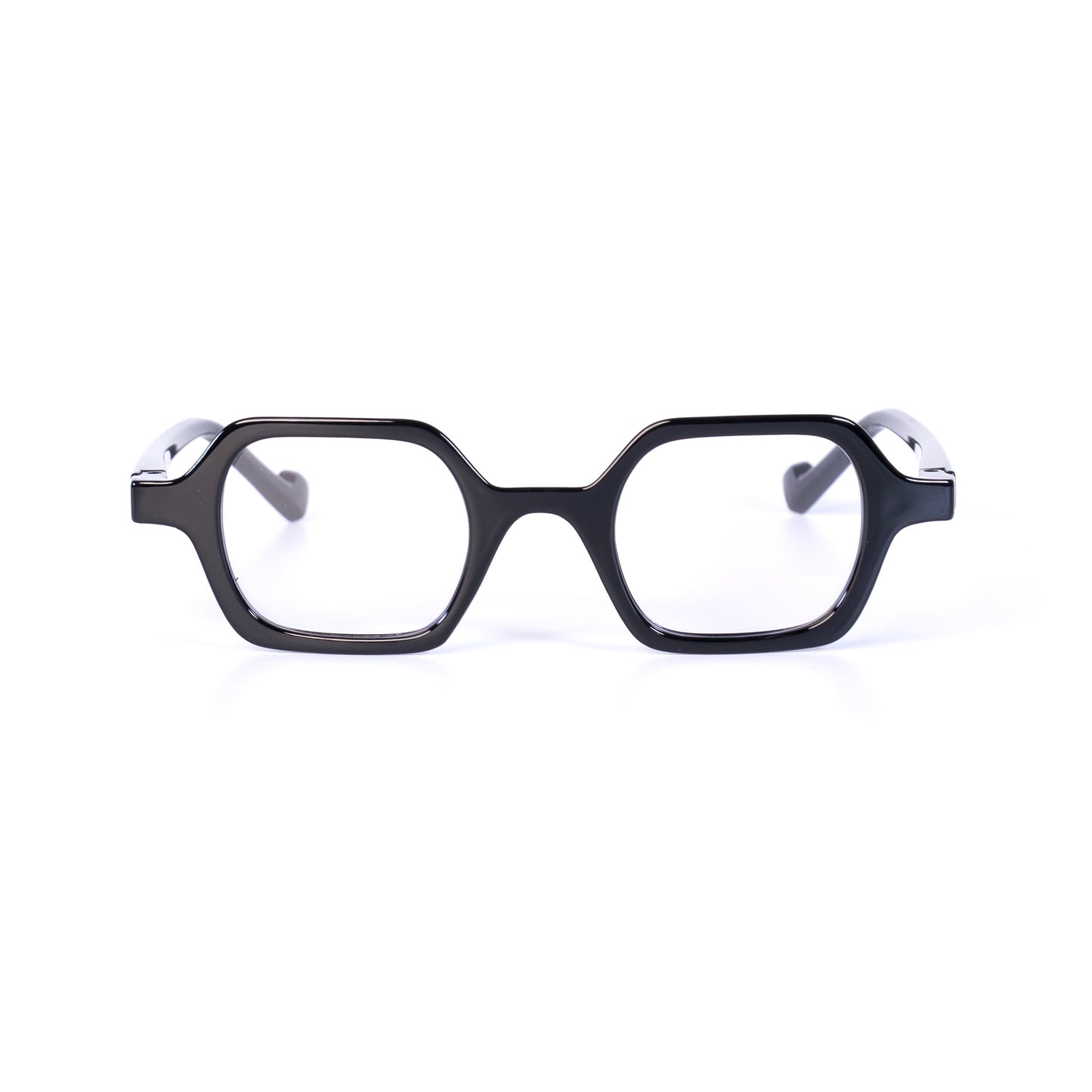 Byrona Noir Lunettes de Vue pour Hommes et Femmes Photo de Face - RAYZ Eyewear Marque de Lunettes Marocaine