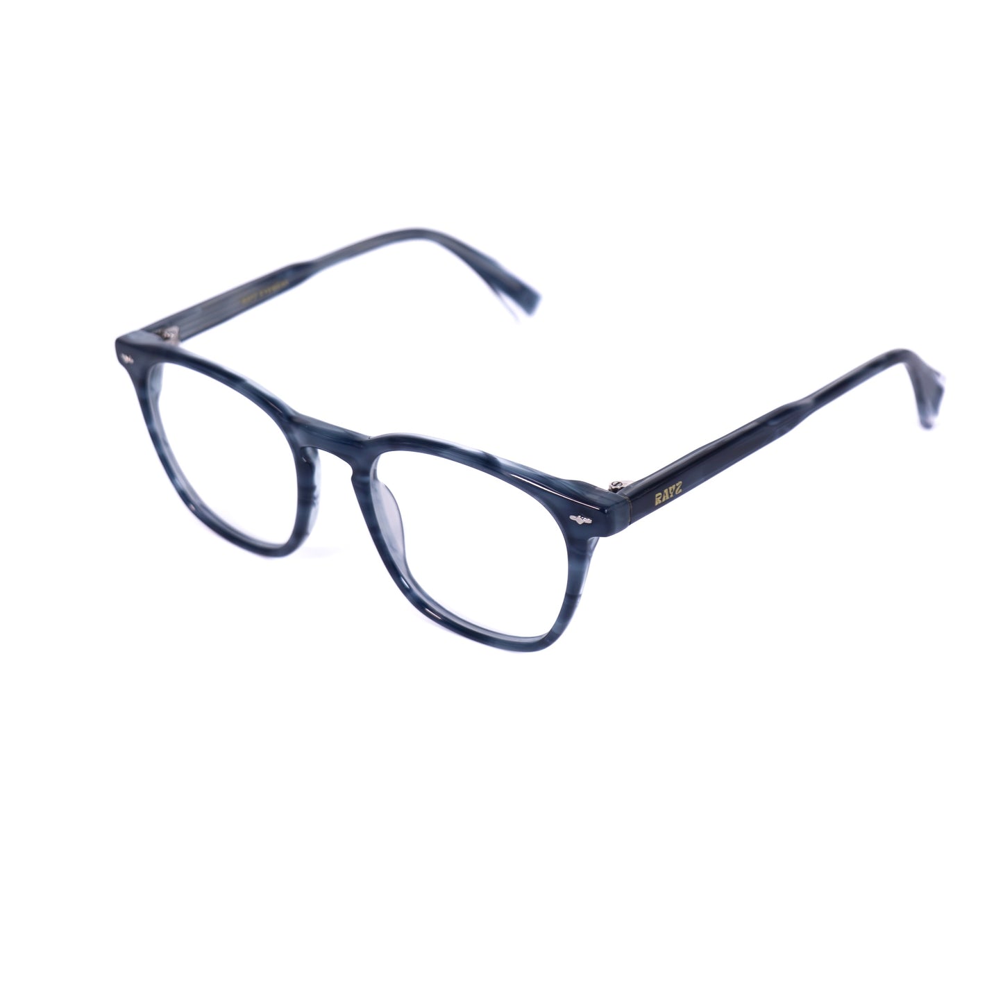 Chili bleu Lunettes de vue pour Hommes et Femmes Photo de Côté - RAYZ Eyewear Marque de Lunettes Marocaine