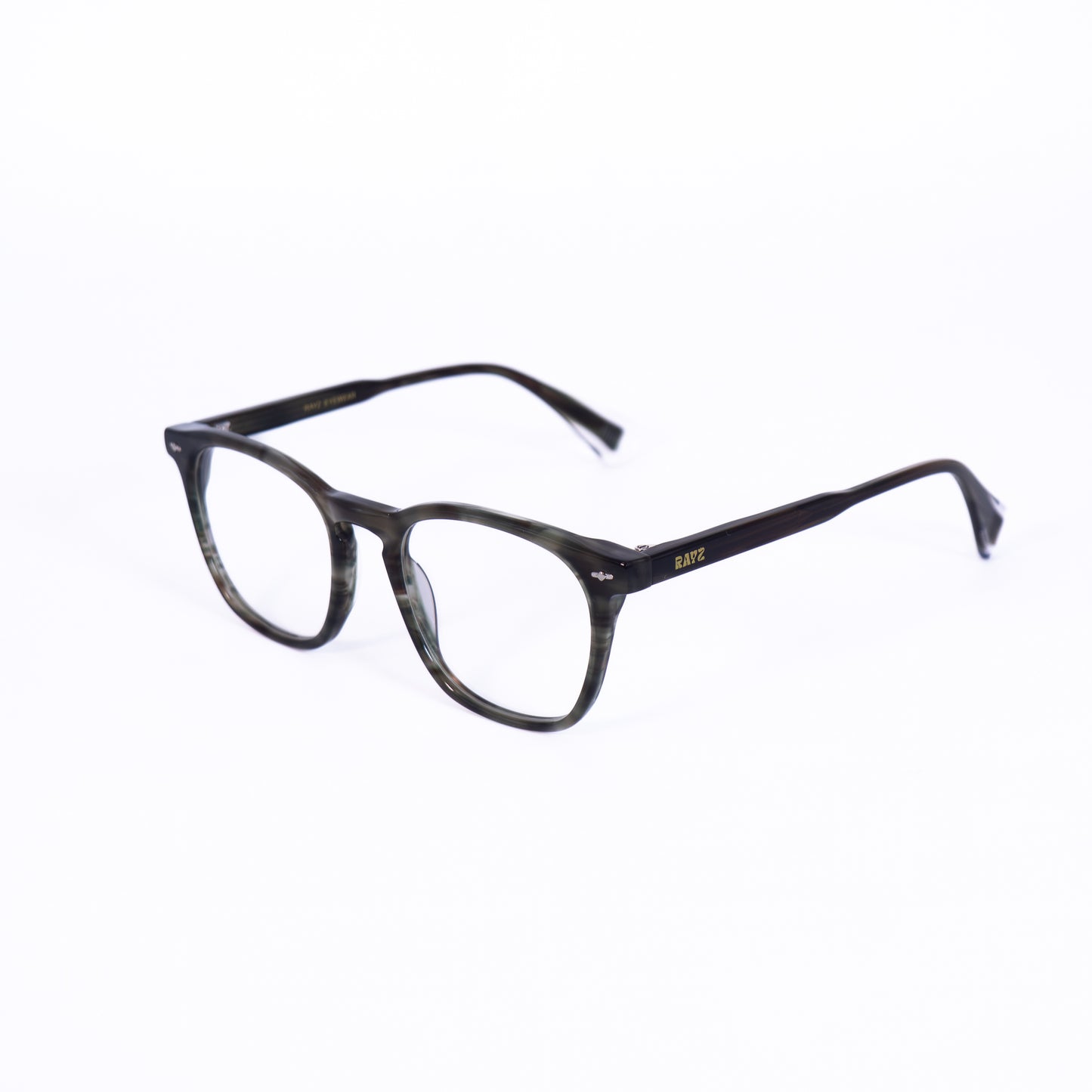 Chili vert Lunettes de vue pour Hommes et Femmes Photo de Côté - RAYZ Eyewear Marque de Lunettes Marocaine