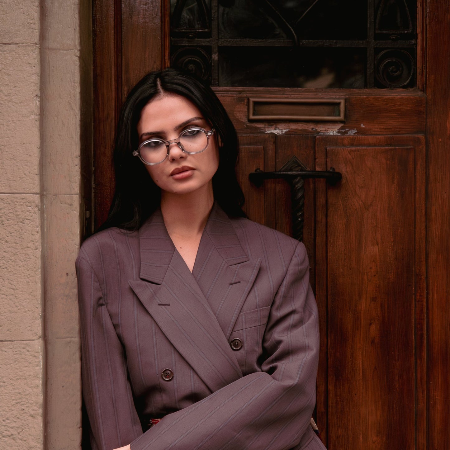 Cloud gris Lunettes de vue pour Hommes et Femmes Photo de porté - RAYZ Eyewear Marque de Lunettes Marocaine