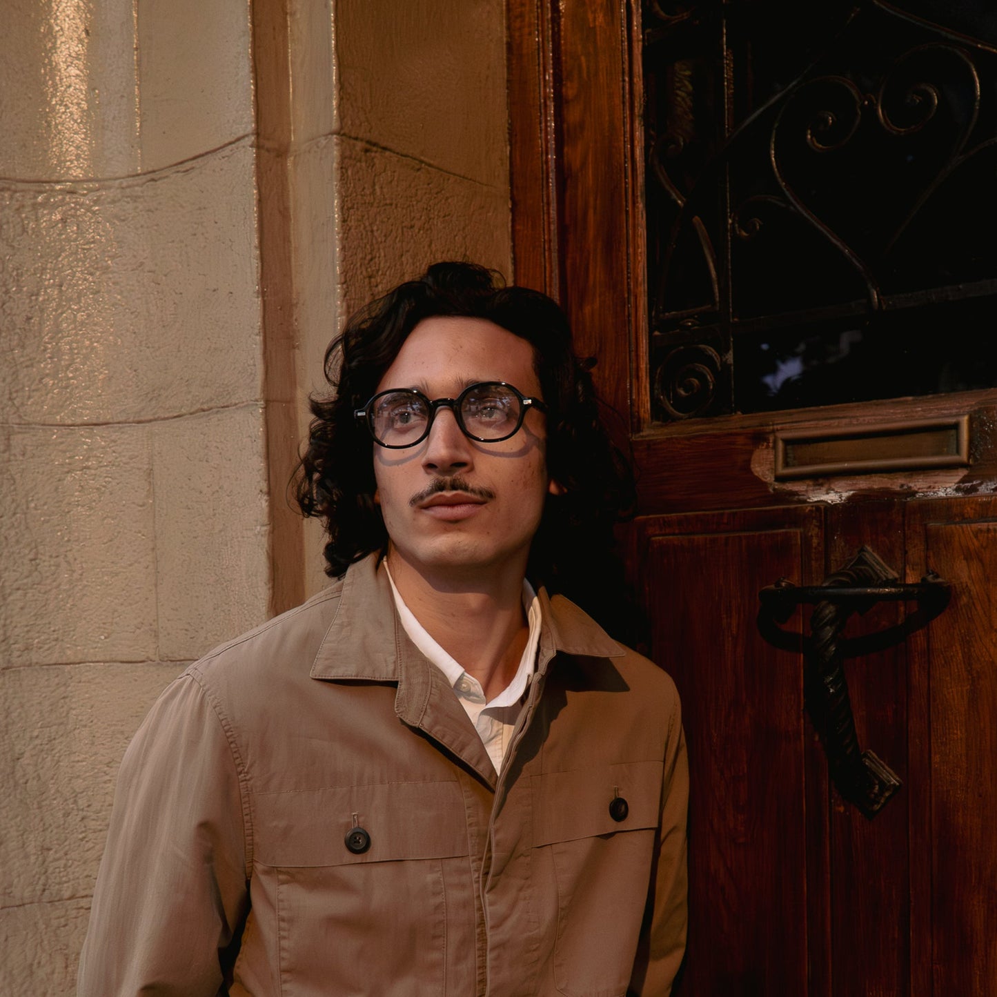 Cloud rouge-bleu Lunettes de vue pour Hommes et Femmes Photo de porté - RAYZ Eyewear Marque de Lunettes Marocaine