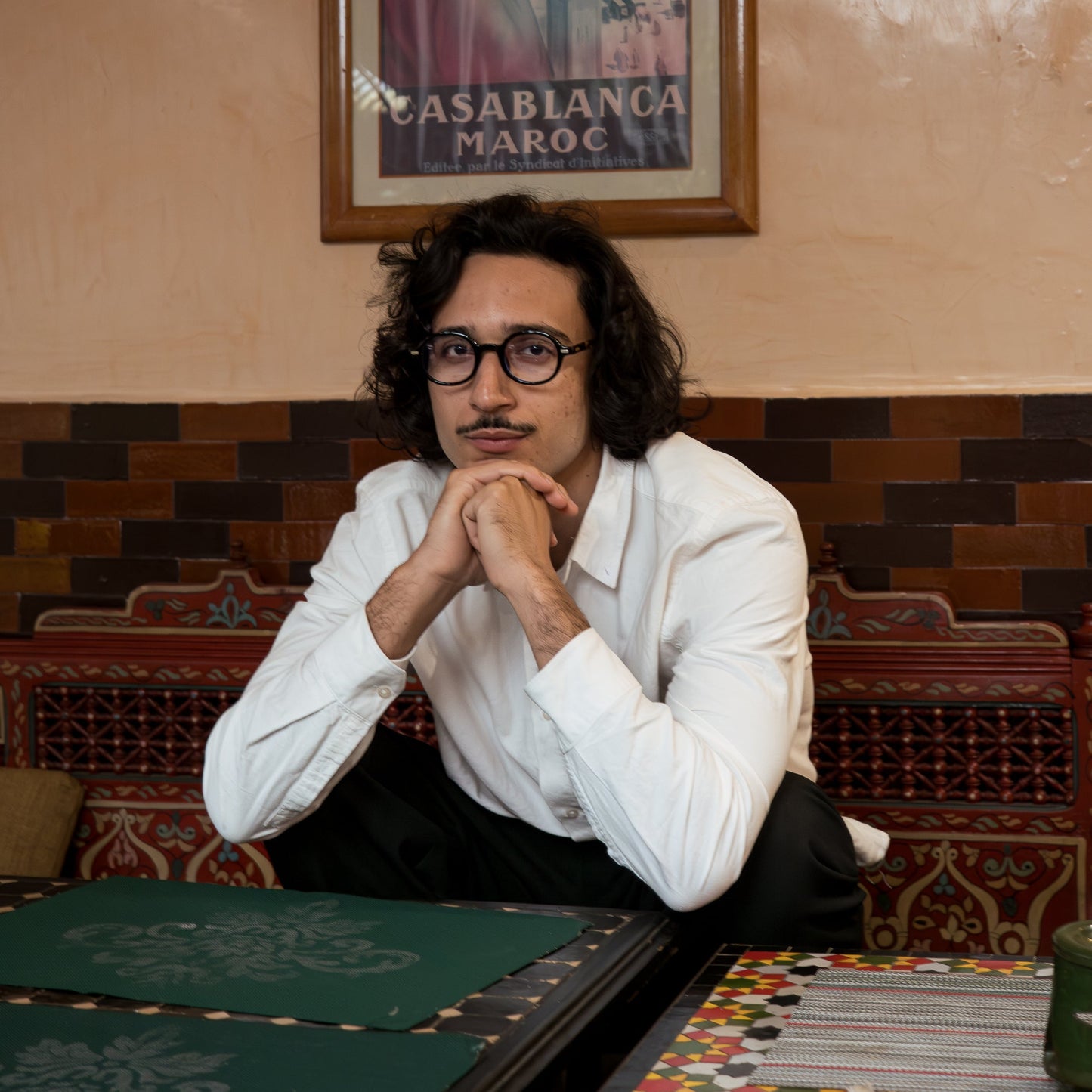 Cloud noir Lunettes de vue pour Hommes et Femmes Photo de porté - RAYZ Eyewear Marque de Lunettes Marocaine