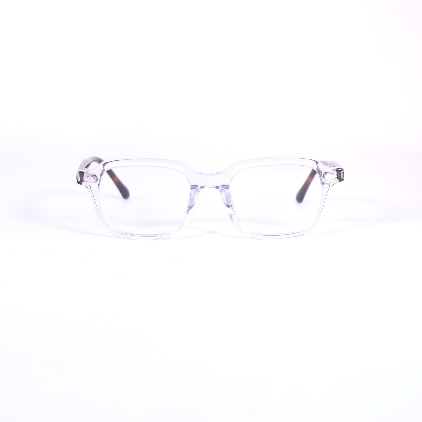 Clove Transparent-Léopard Lunettes de Vue pour Hommes et Femmes Photo de Face - RAYZ Eyewear Marque de Lunettes Marocaine