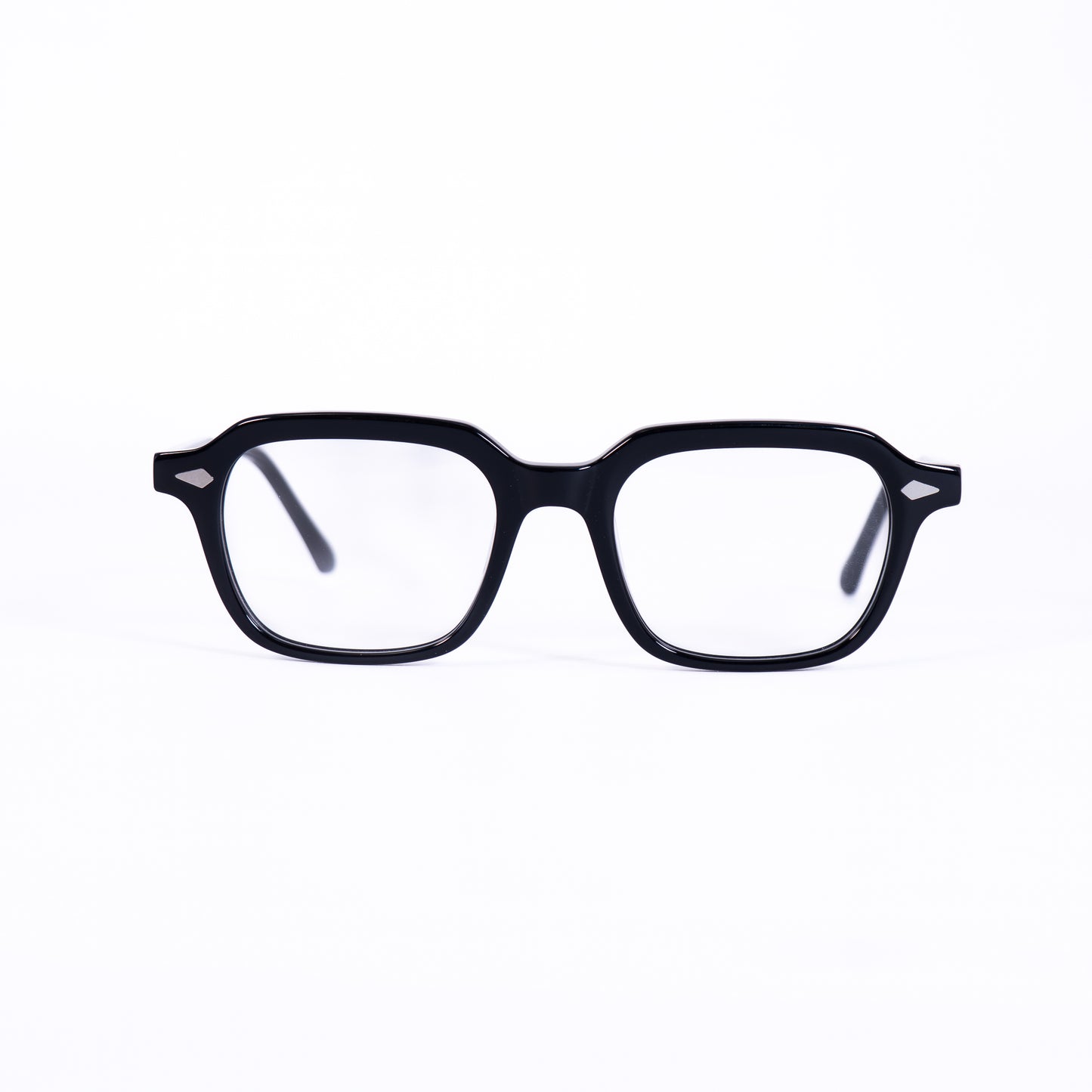 Clove Noir Lunettes de Vue pour Hommes et Femmes Photo de Face - RAYZ Eyewear Marque de Lunettes Marocaine