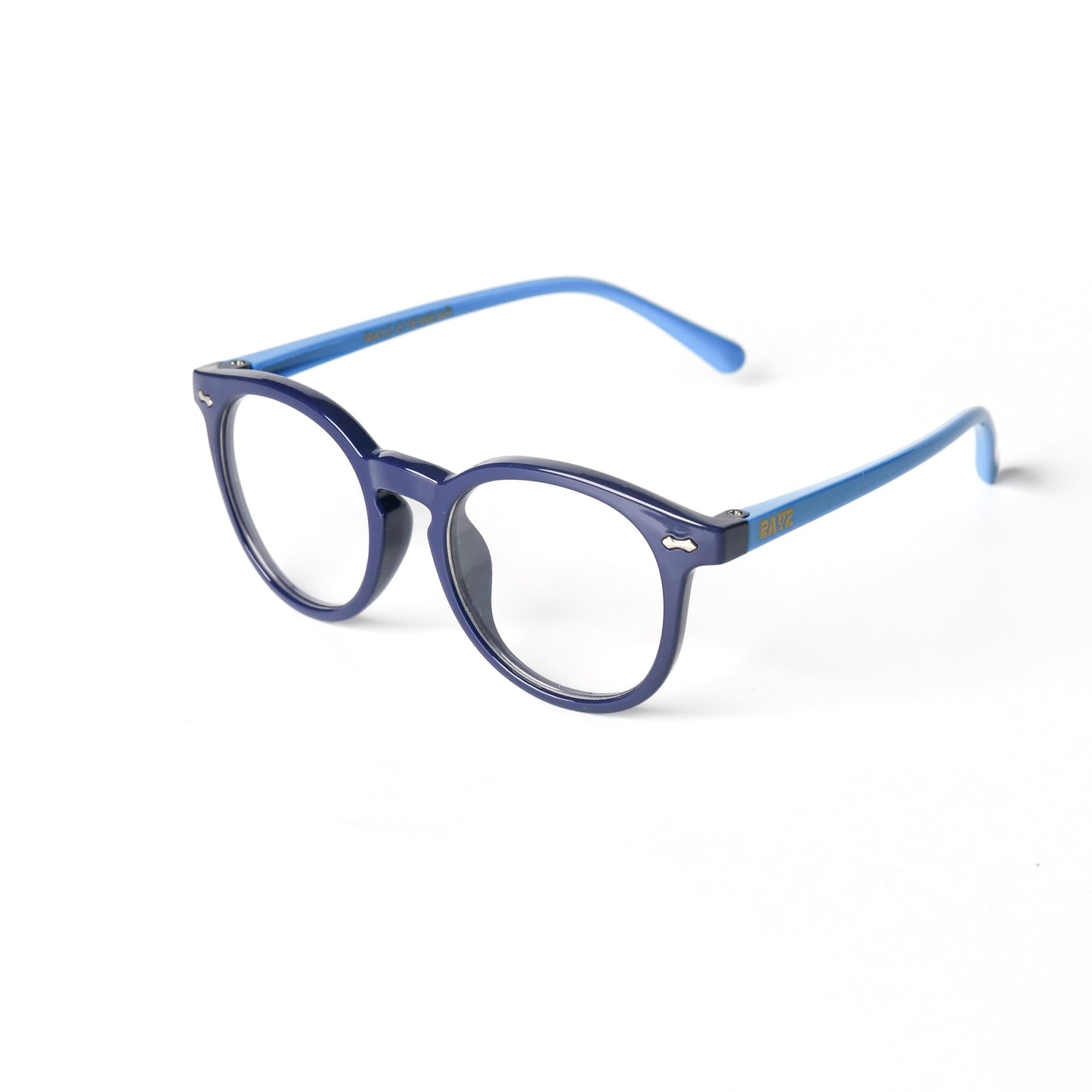 Coco bleu Lunettes de vue pour enfants Photo de Côté - RAYZ Eyewear Marque de Lunettes Marocaine