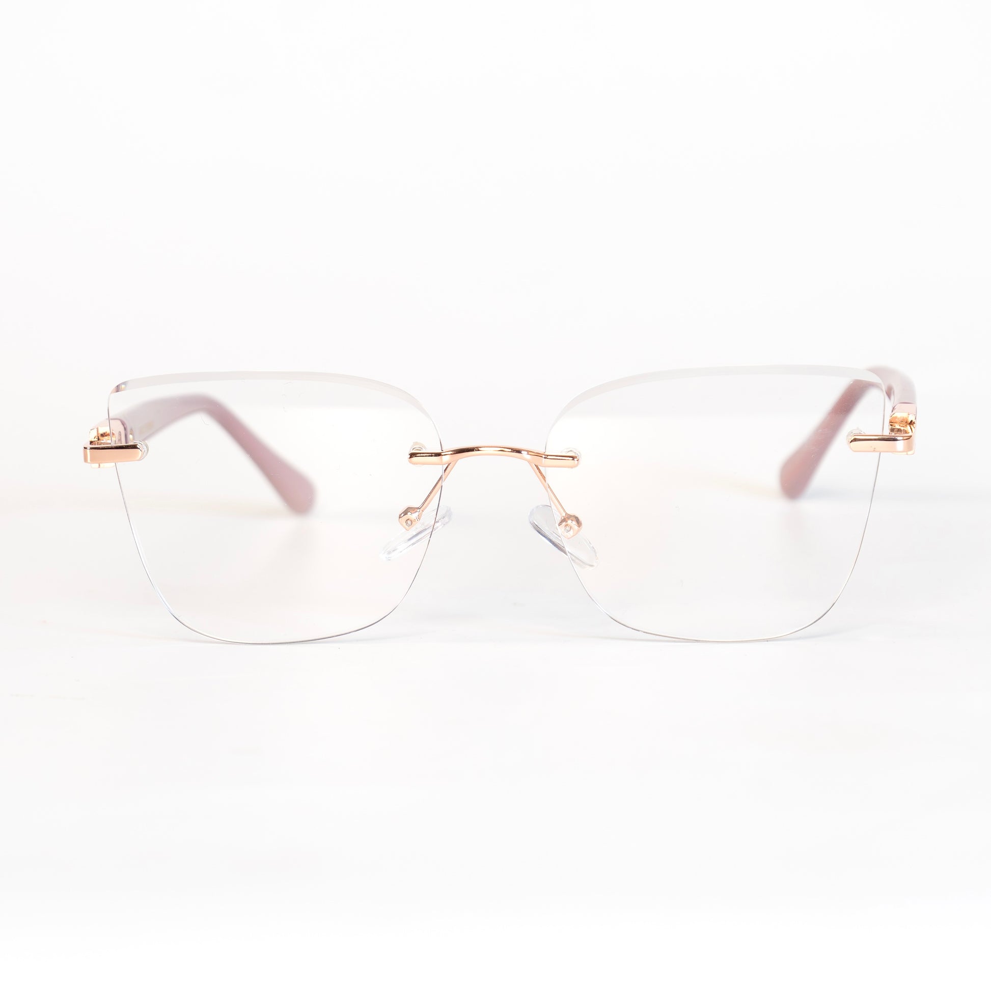 FINN Rose Lunettes de Vue pour Hommes et Femmes Photo de Face - RAYZ Eyewear Marque de Lunettes Marocaine