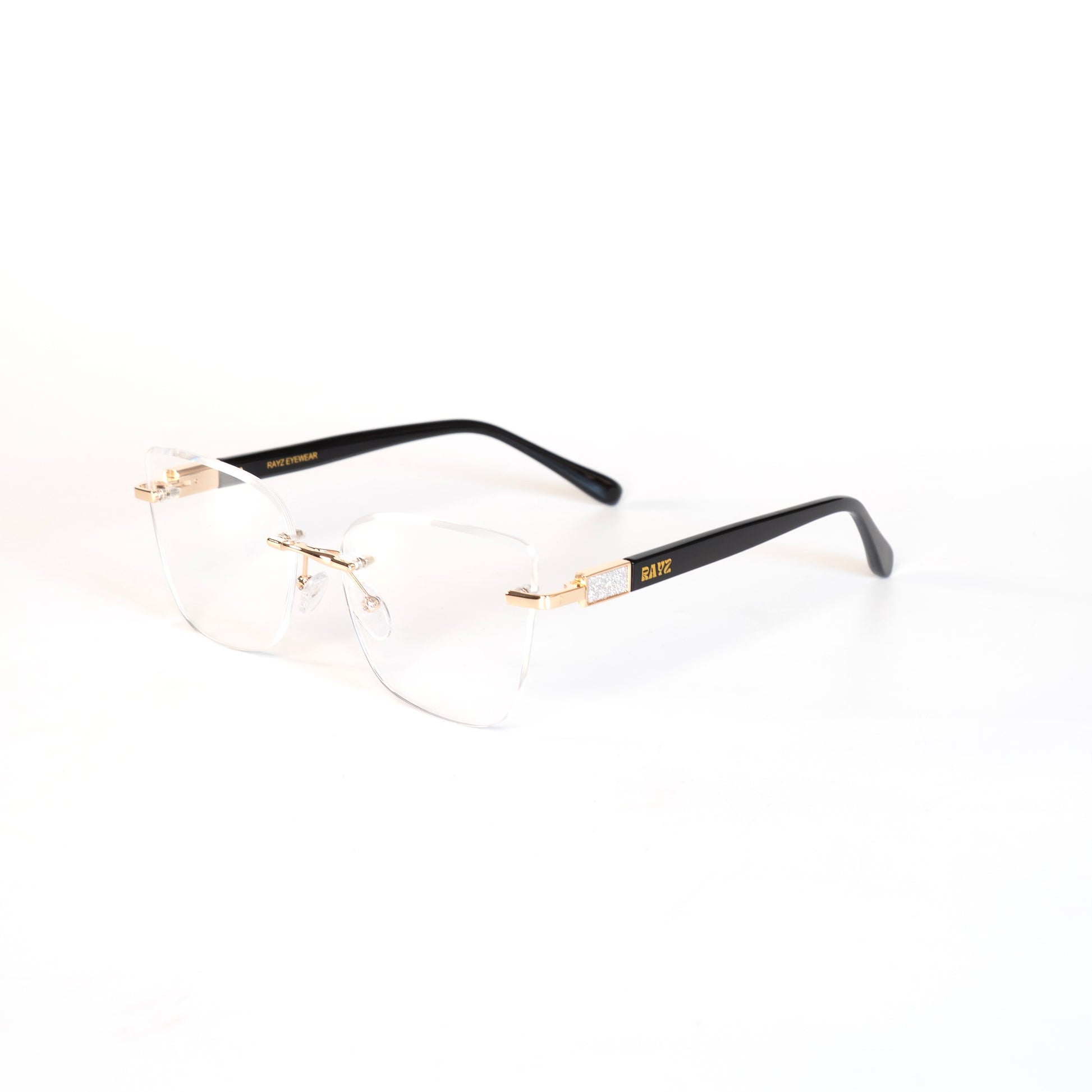 FINN noir Lunettes de vue pour Hommes et Femmes Photo de Côté - RAYZ Eyewear Marque de Lunettes Marocaine