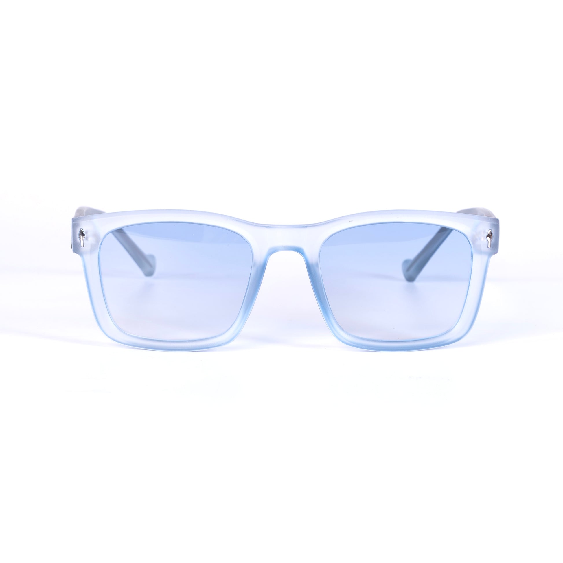 Flashéa bleu Lunettes de Soleil pour Hommes et Femmes Photo de Face - RAYZ Eyewear Marque de Lunettes Marocaine