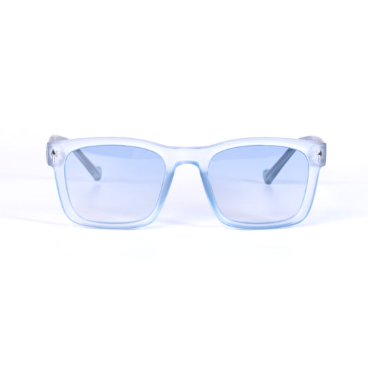 Flashéa bleu Lunettes de Soleil pour Hommes et Femmes Photo de Face - RAYZ Eyewear Marque de Lunettes Marocaine