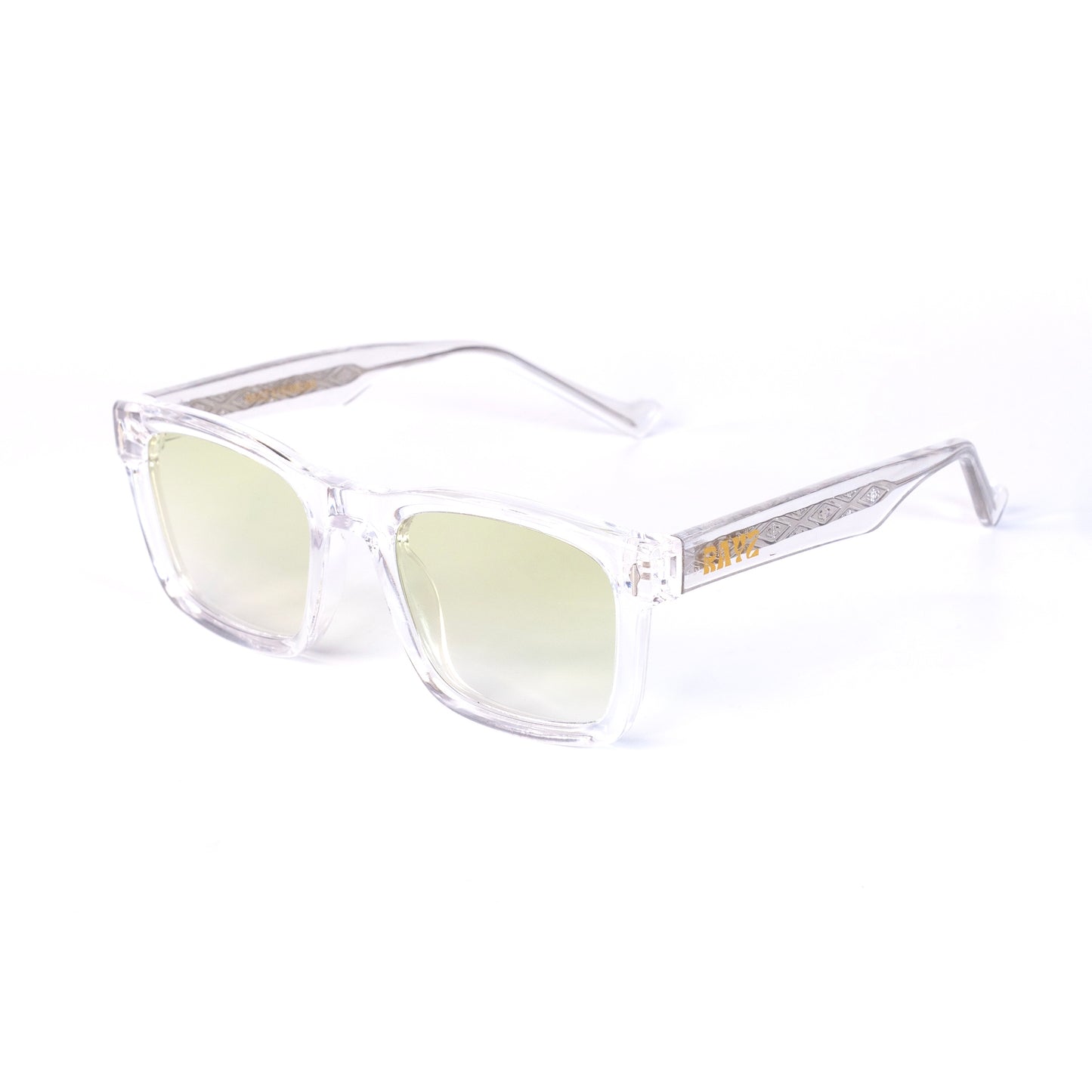 Flashéa vert Lunettes de Soleil pour Hommes et Femmes Photo de Côté - RAYZ Eyewear Marque de Lunettes Marocaine