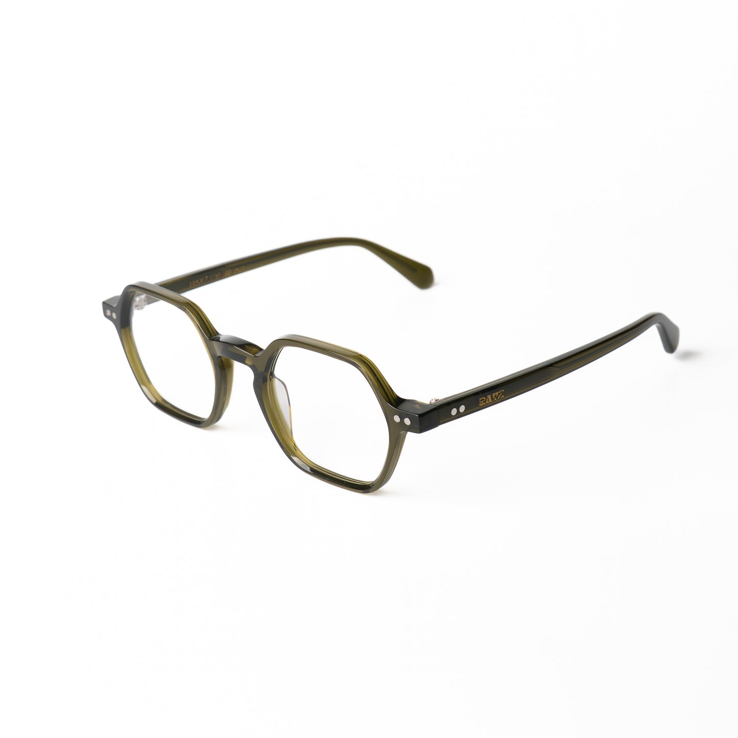 Glow Vert Lunettes de vue pour Hommes et Femmes Photo de Côté - RAYZ Eyewear Marque de Lunettes Marocaine