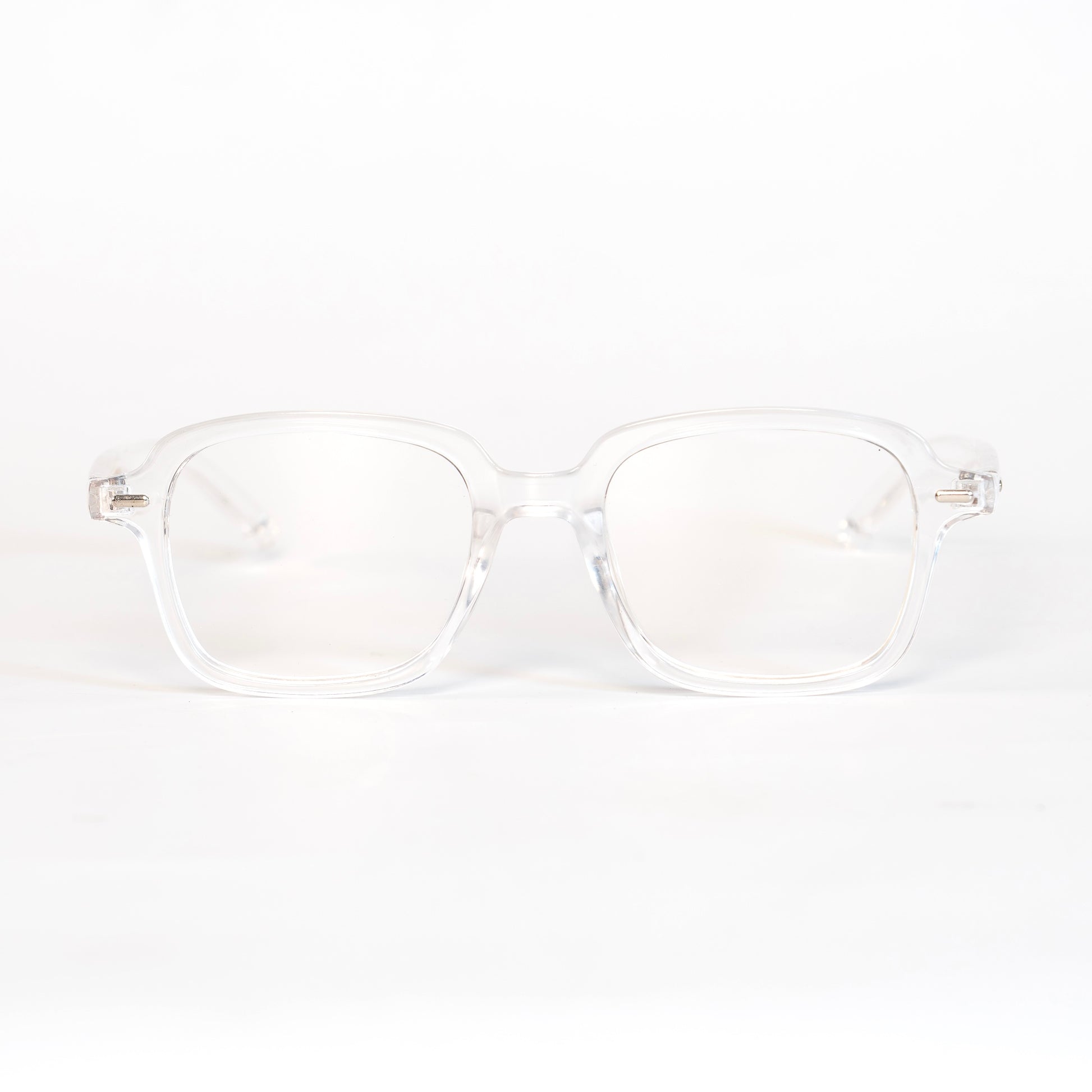 Grid Transparent Lunettes de Vue pour Hommes et Femmes Photo de Face - RAYZ Eyewear Marque de Lunettes Marocaine