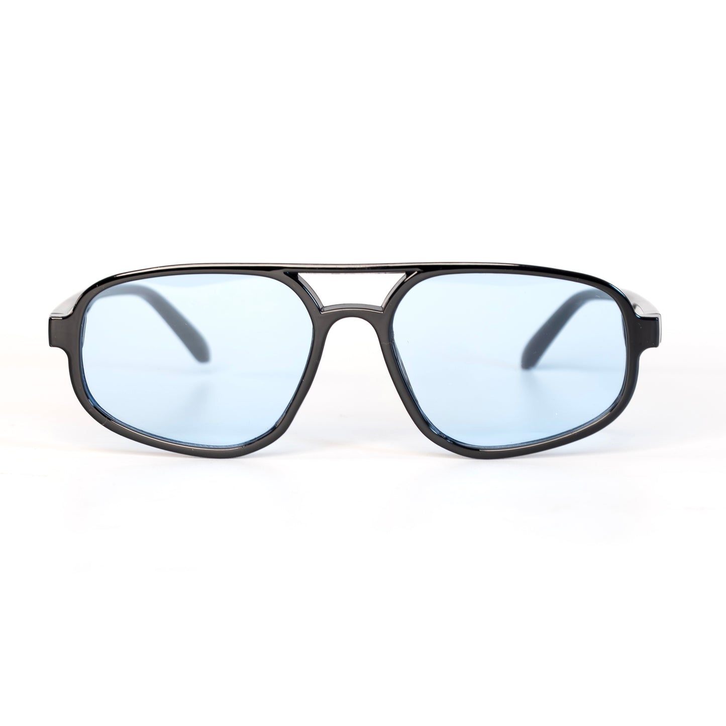 Havana Bleu Lunettes de Soleil pour Hommes et Femmes Photo de Face - RAYZ Eyewear Marque de Lunettes Marocaine