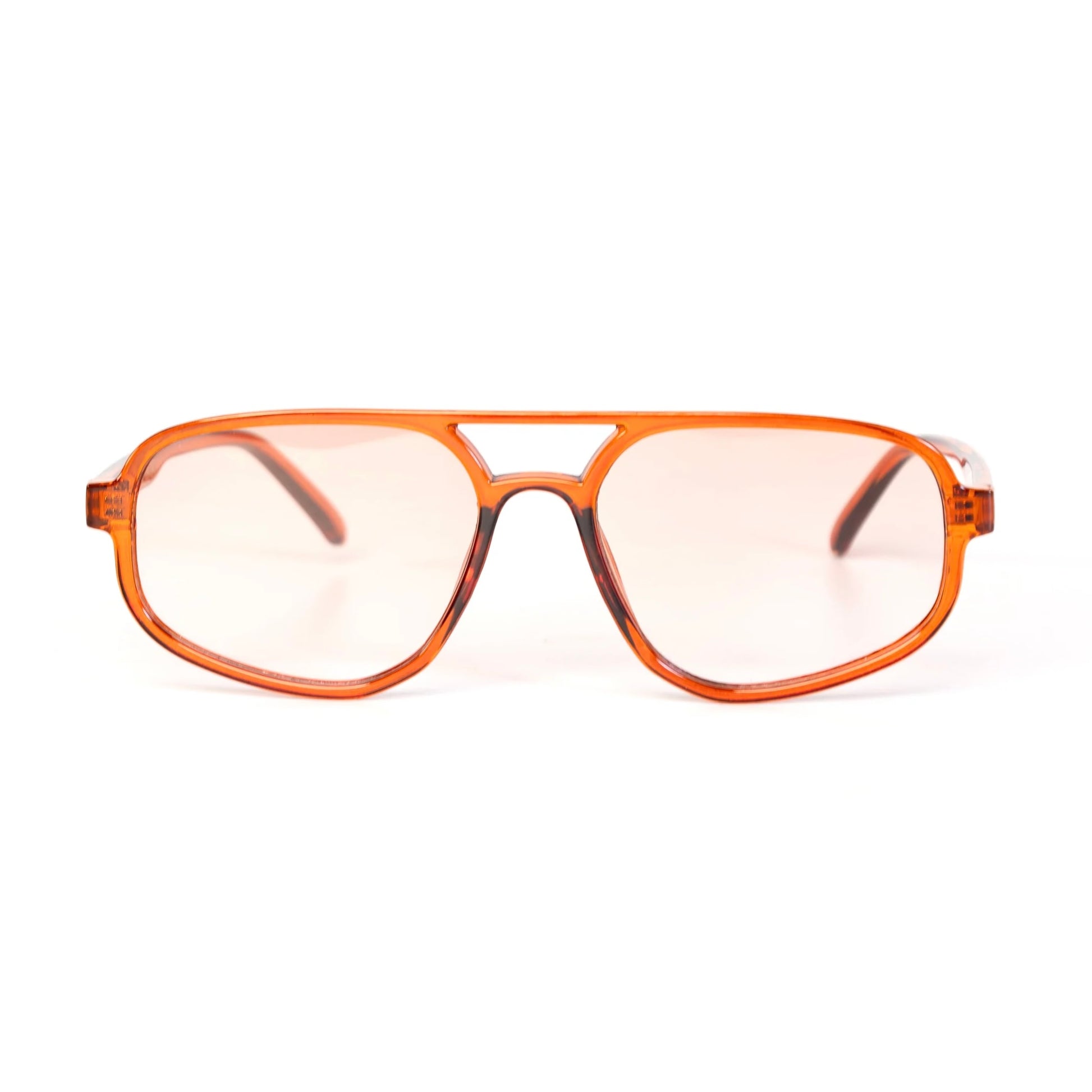 Havana orange Lunettes de Solaire pour Hommes et Femmes Photo de Face - RAYZ Eyewear Marque de Lunettes Marocaine