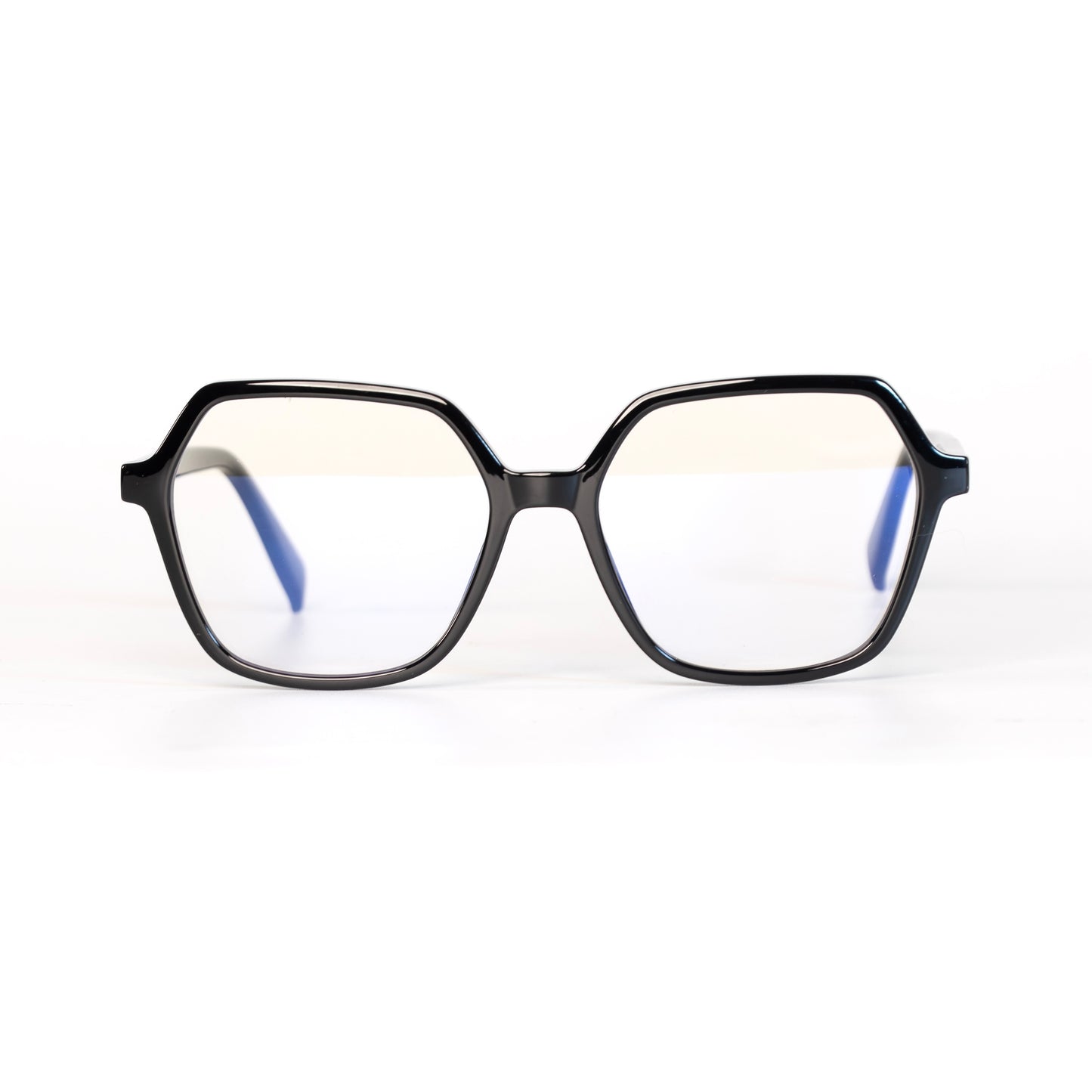 Honey Noir Lunettes de Vue pour Hommes et Femmes Photo de Face - RAYZ Eyewear Marque de Lunettes Marocaine