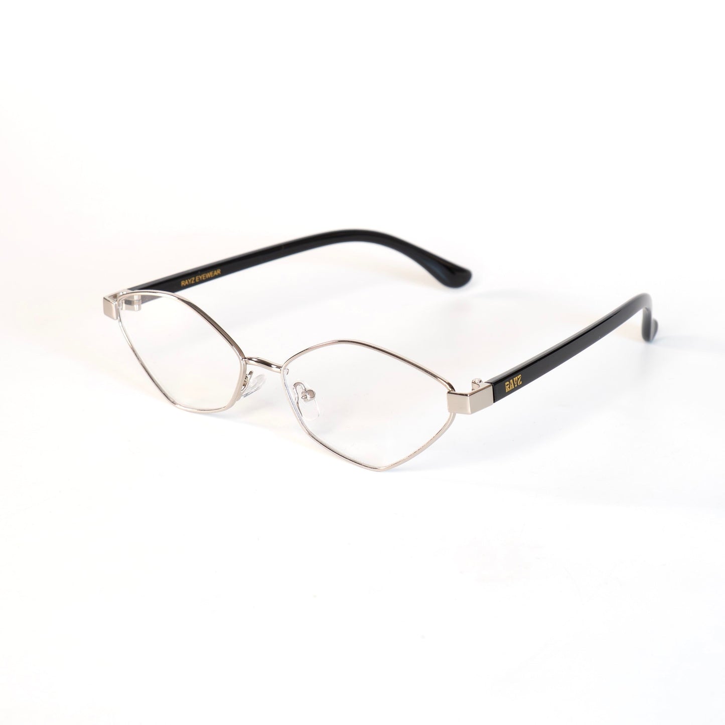 INDI Silver Lunettes de vue pour Hommes et Femmes Photo de Côté - RAYZ Eyewear Marque de Lunettes Marocaine