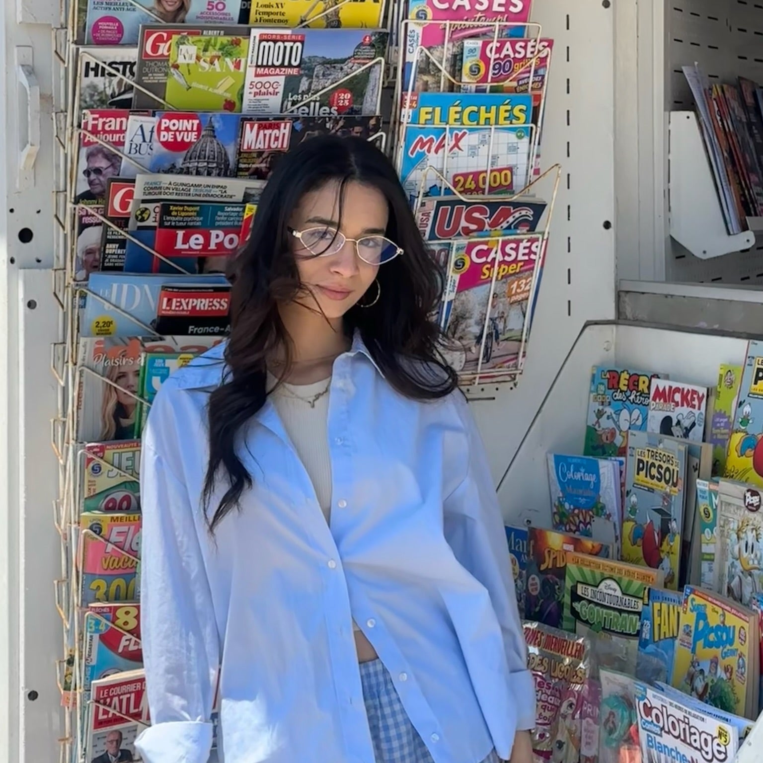 INDI gold Lunettes de vue pour Hommes et Femmes Photo de porté - RAYZ Eyewear Marque de Lunettes Marocaine