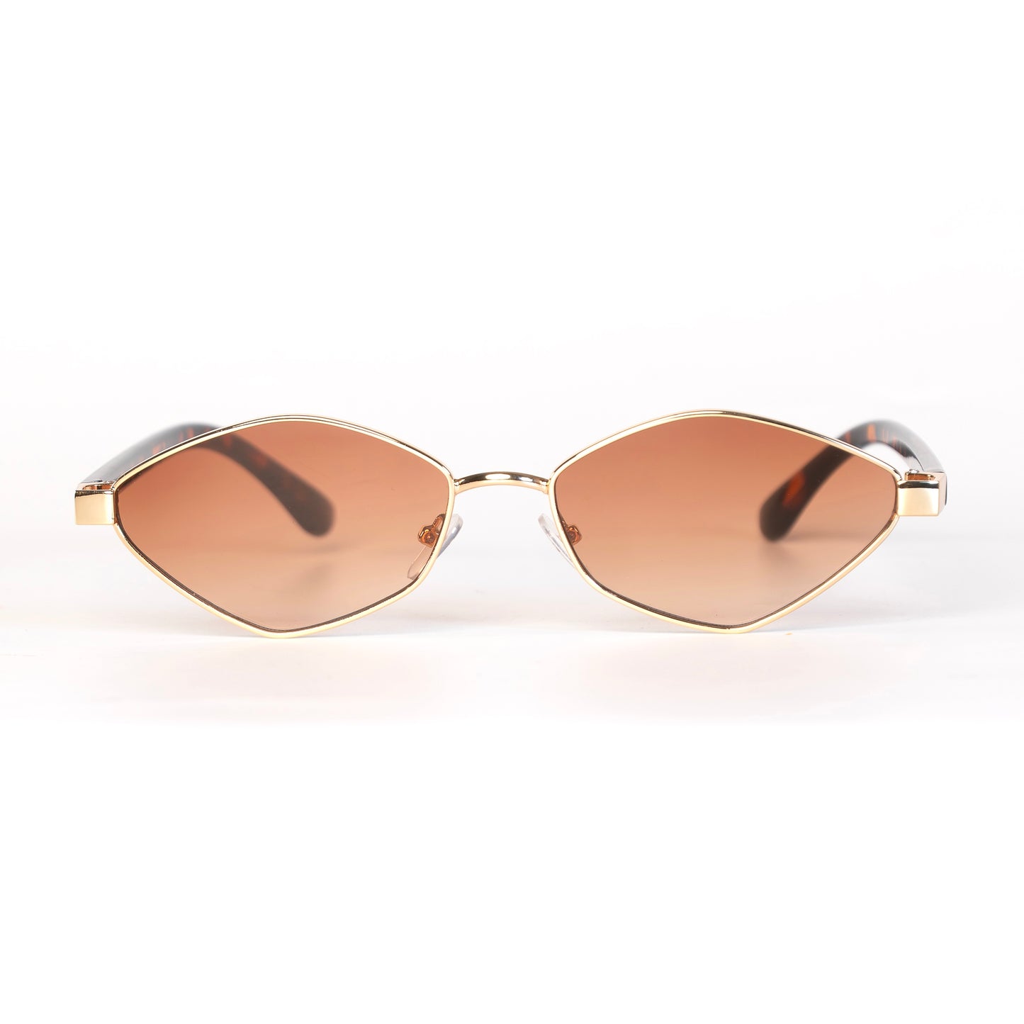 INDI marron-Leopard Lunettes de Soleil pour Hommes et Femmes Photo de Face - RAYZ Eyewear Marque de Lunettes Marocaine