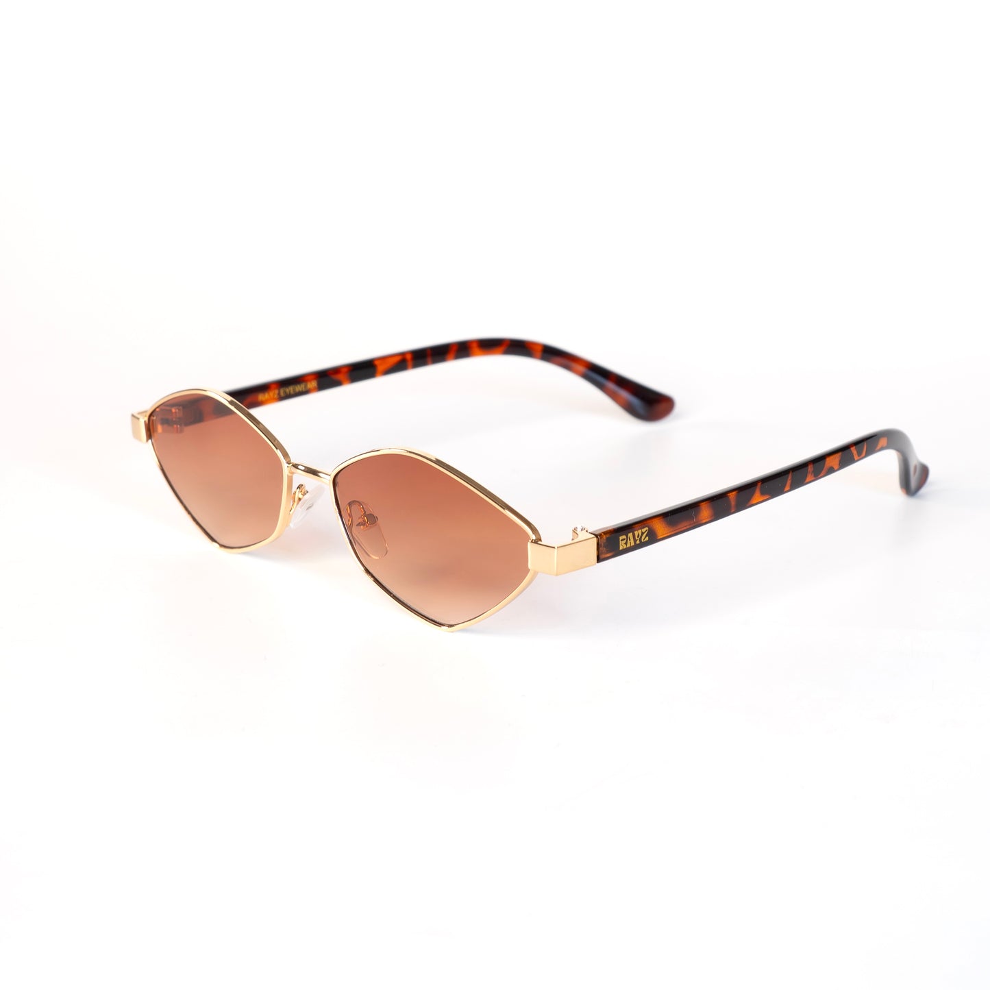 INDI marron-Leopard Lunettes de Soleil pour Hommes et Femmes Photo de Côté - RAYZ Eyewear Marque de Lunettes Marocaine
