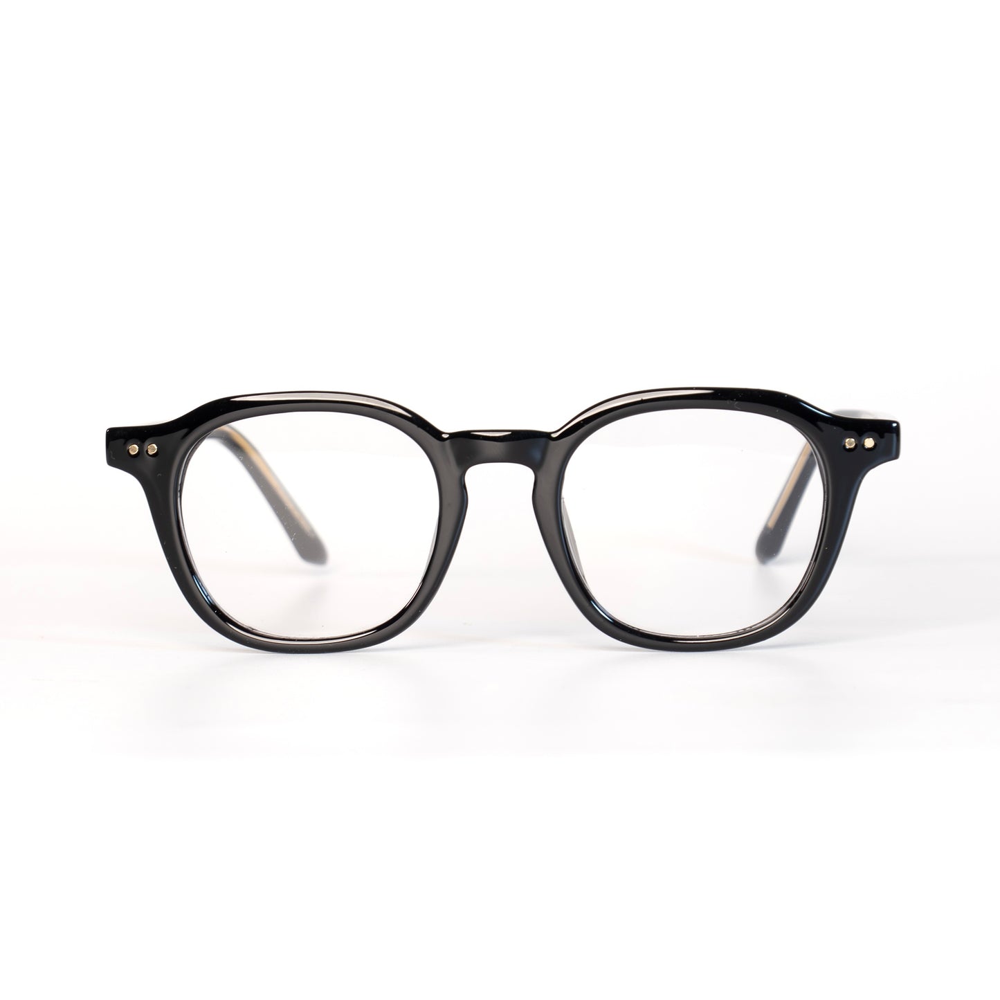 KAI Noir Lunettes de Vue pour Hommes et Femmes Photo de Face - RAYZ Eyewear Marque de Lunettes Marocaine