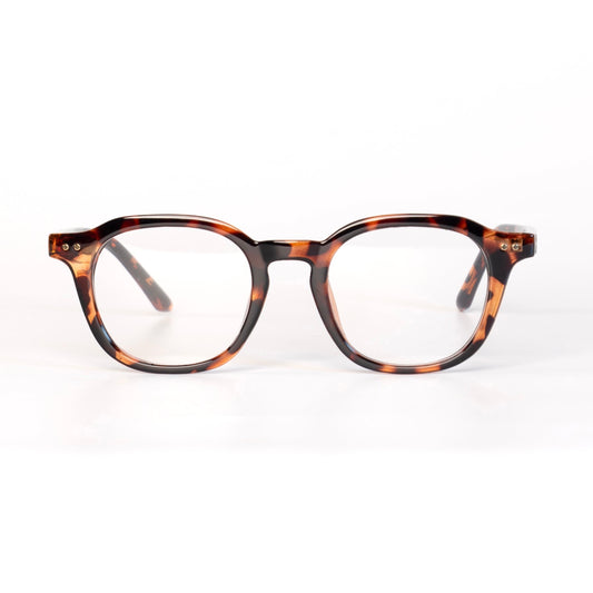 KAI Léopard Lunettes de Vue pour Hommes et Femmes Photo de Face - RAYZ Eyewear Marque de Lunettes Marocaine