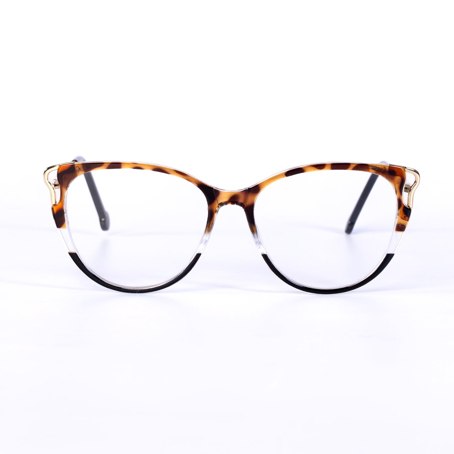 Katia léopard Lunettes de Vue pour Hommes et Femmes Photo de Face - RAYZ Eyewear Marque de Lunettes Marocaine