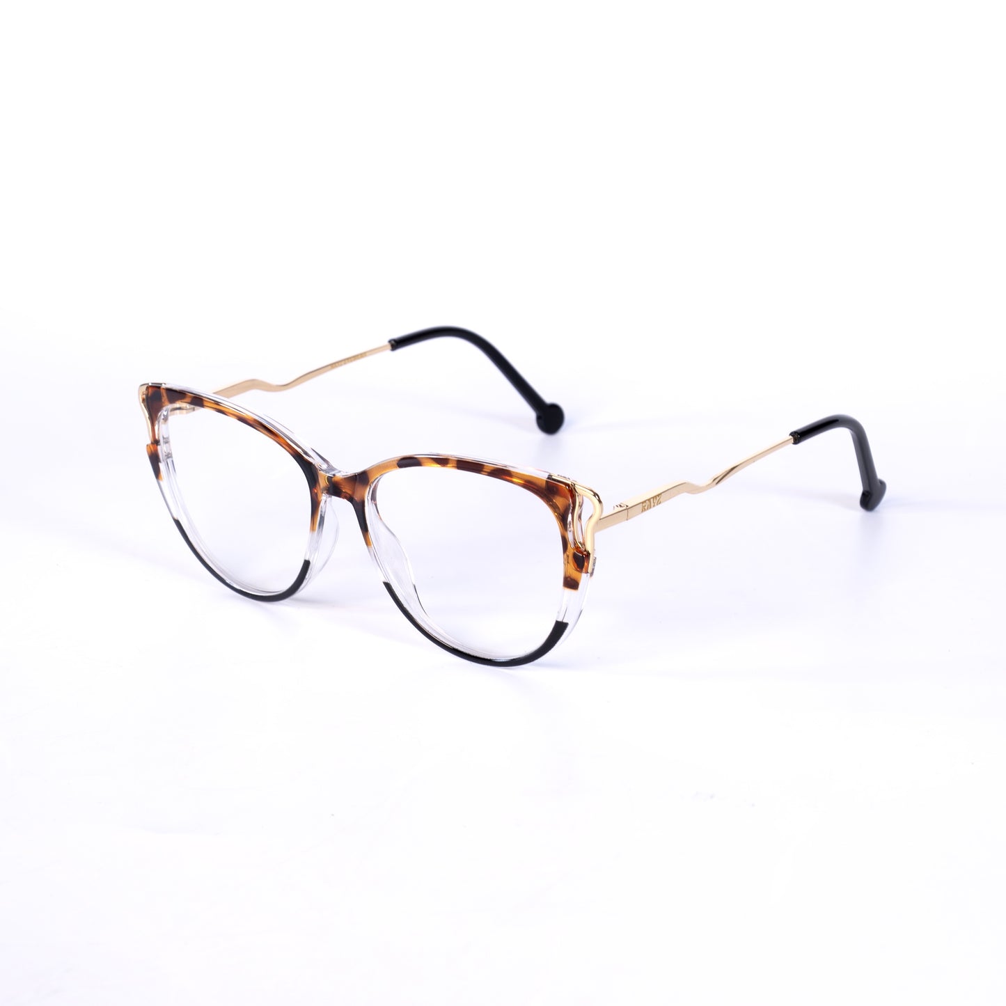 Katia  léopard Lunettes de vue pour Hommes et Femmes Photo de Côté - RAYZ Eyewear Marque de Lunettes Marocaine