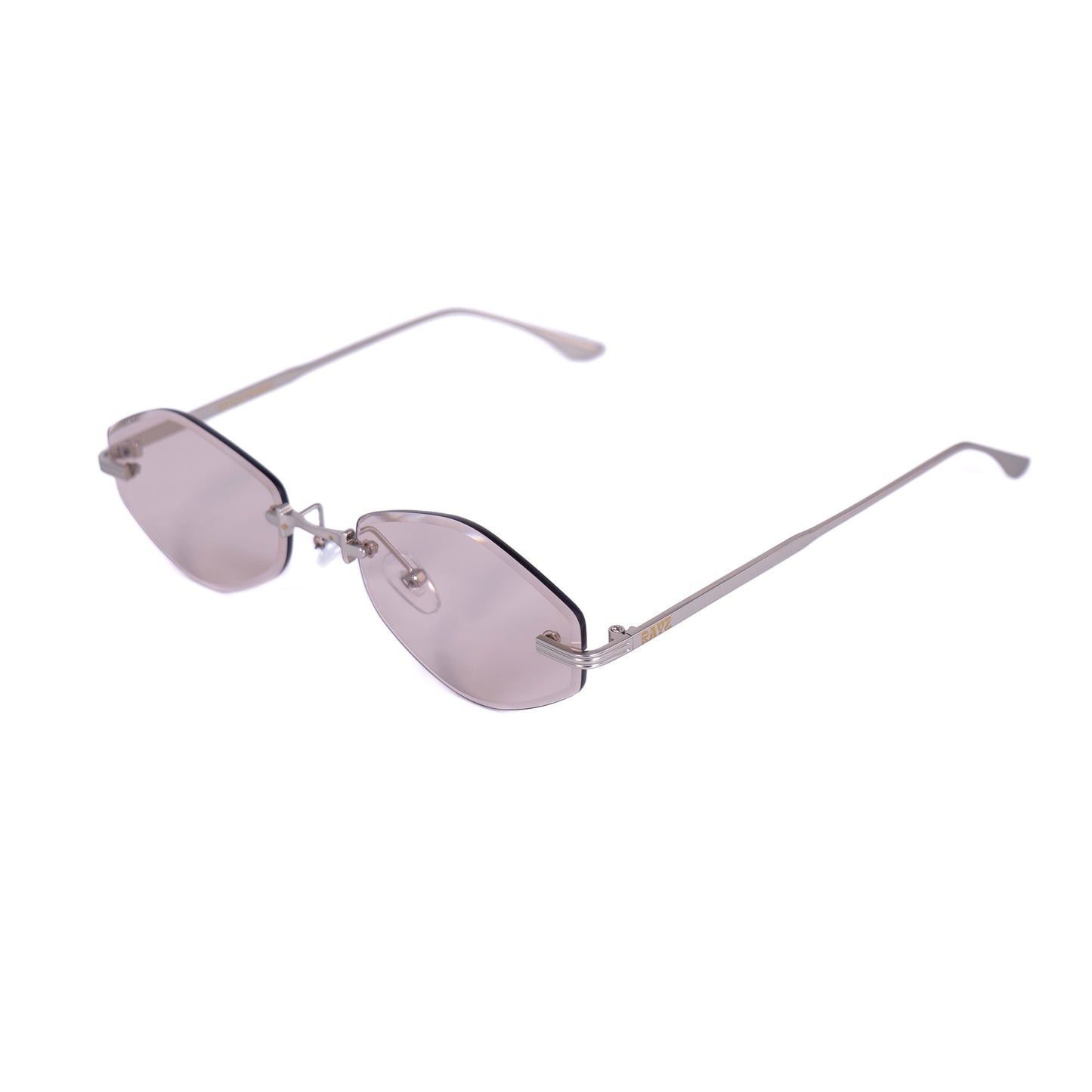 Kaya Beige Lunettes de Soleil pour Hommes et Femmes Photo de Côté - RAYZ Eyewear Marque de Lunettes Marocaine