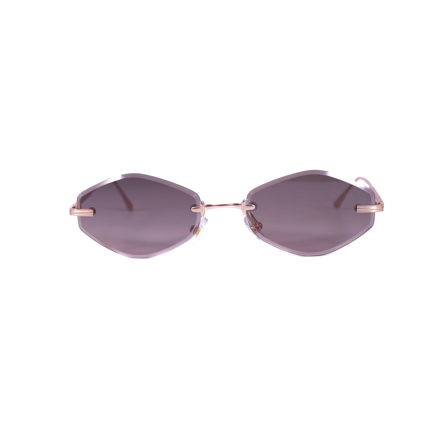 Kaya mauve de Soleil pour Hommes et Femmes Photo de Face - RAYZ Eyewear Marque de Lunettes Marocaine