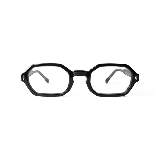 Kova noir Lunettes de Vue pour Hommes et Femmes Photo de Face - RAYZ Eyewear Marque de Lunettes Marocaine