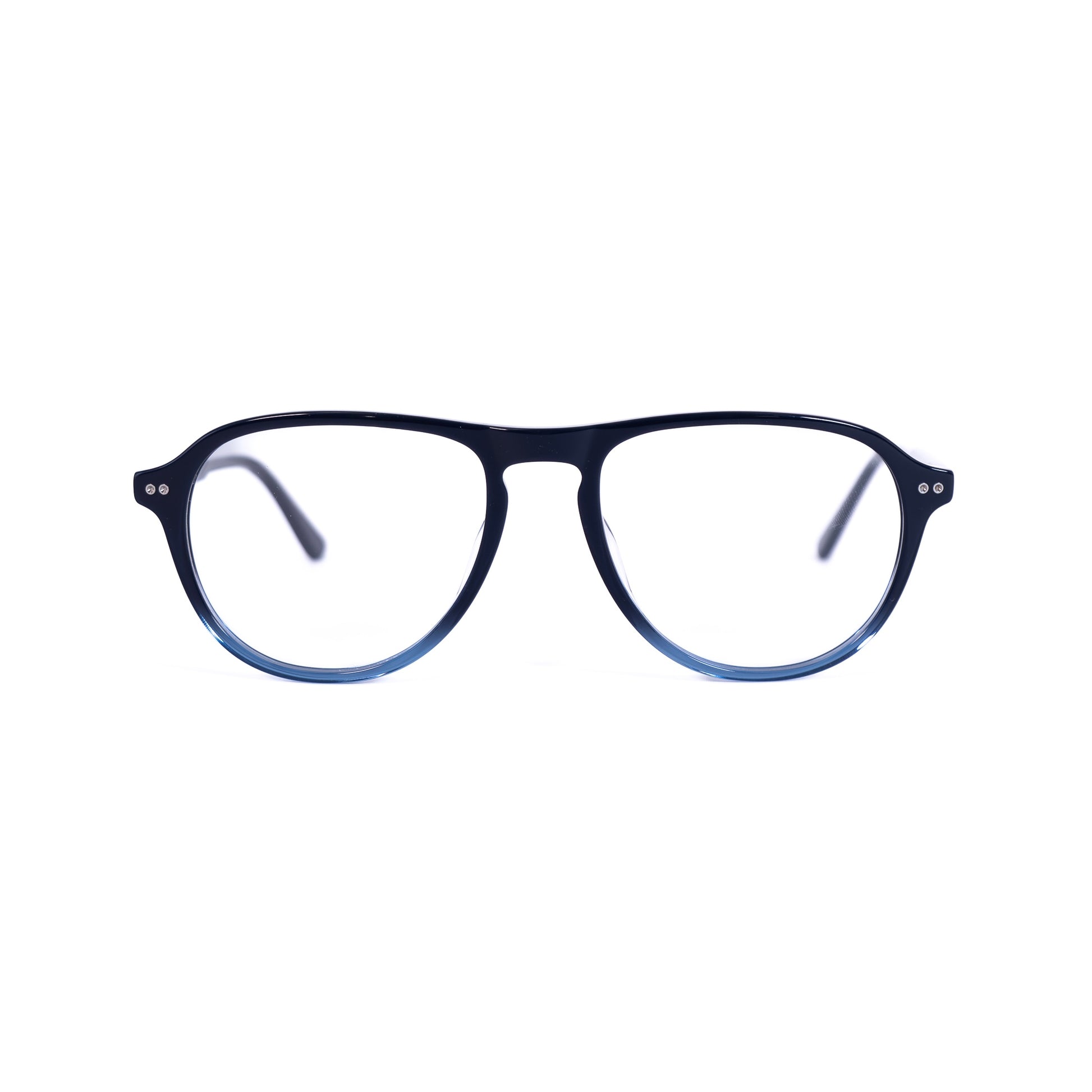 Levy Bleu Lunettes de Vue pour Hommes et Femmes Photo de Face - RAYZ Eyewear Marque de Lunettes Marocaine