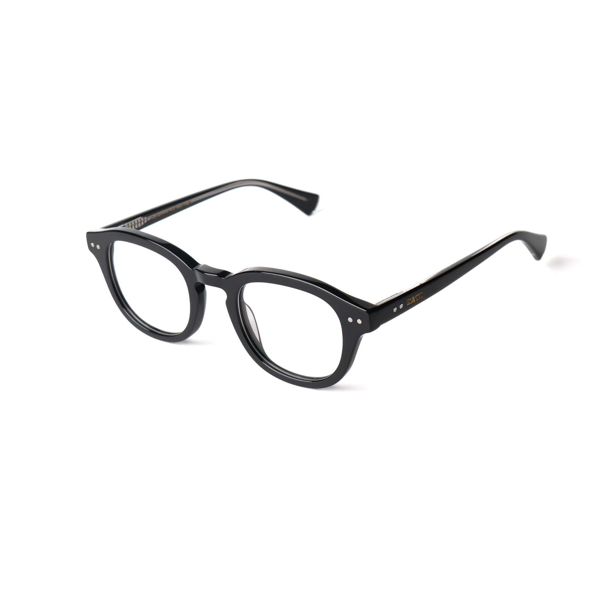 Loop Noir Lunettes de vue pour Hommes et Femmes Photo de Côté - RAYZ Eyewear Marque de Lunettes Marocaine